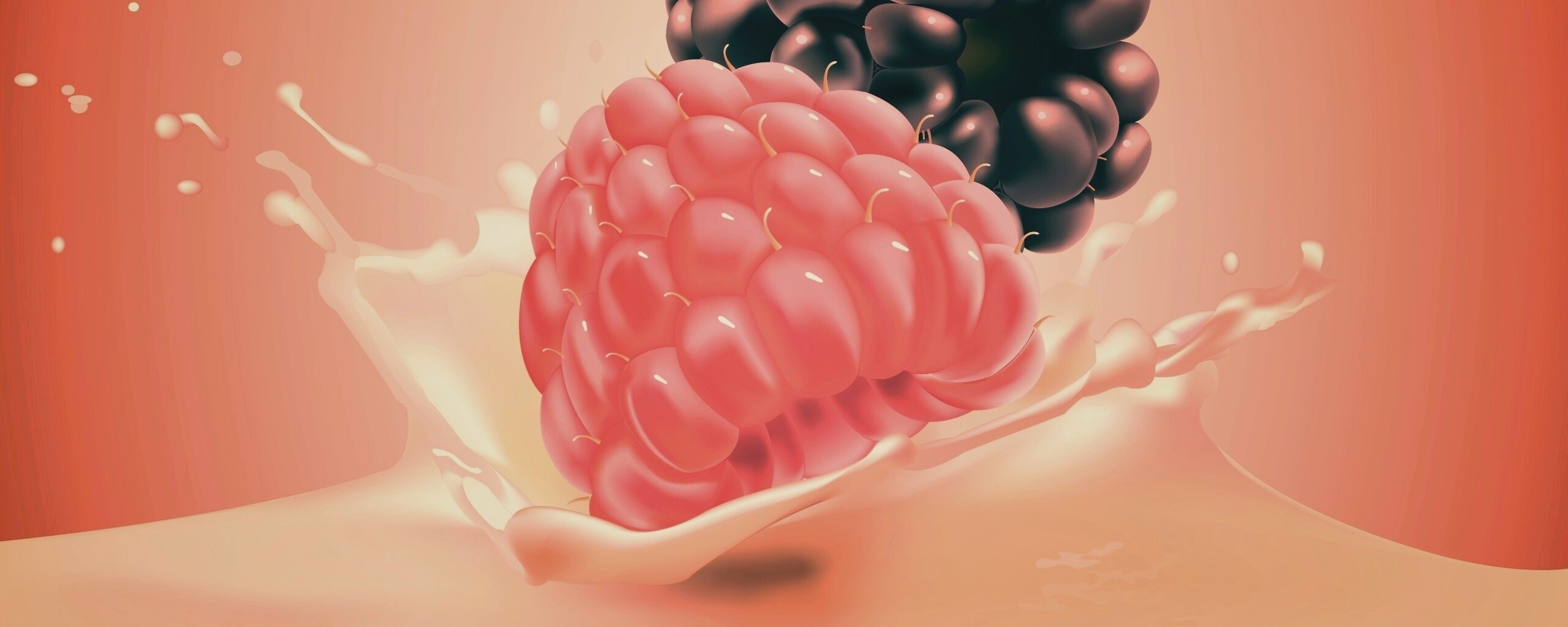 Векторные ягоды обои