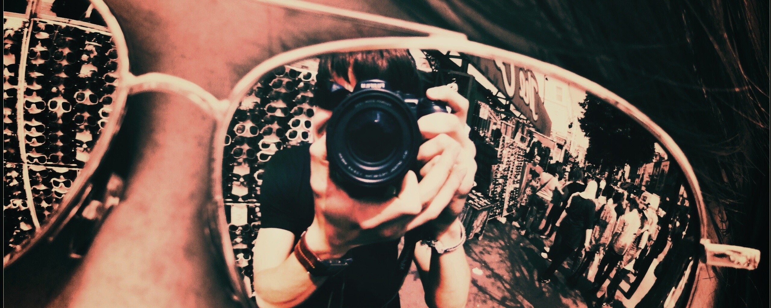 В очках обои