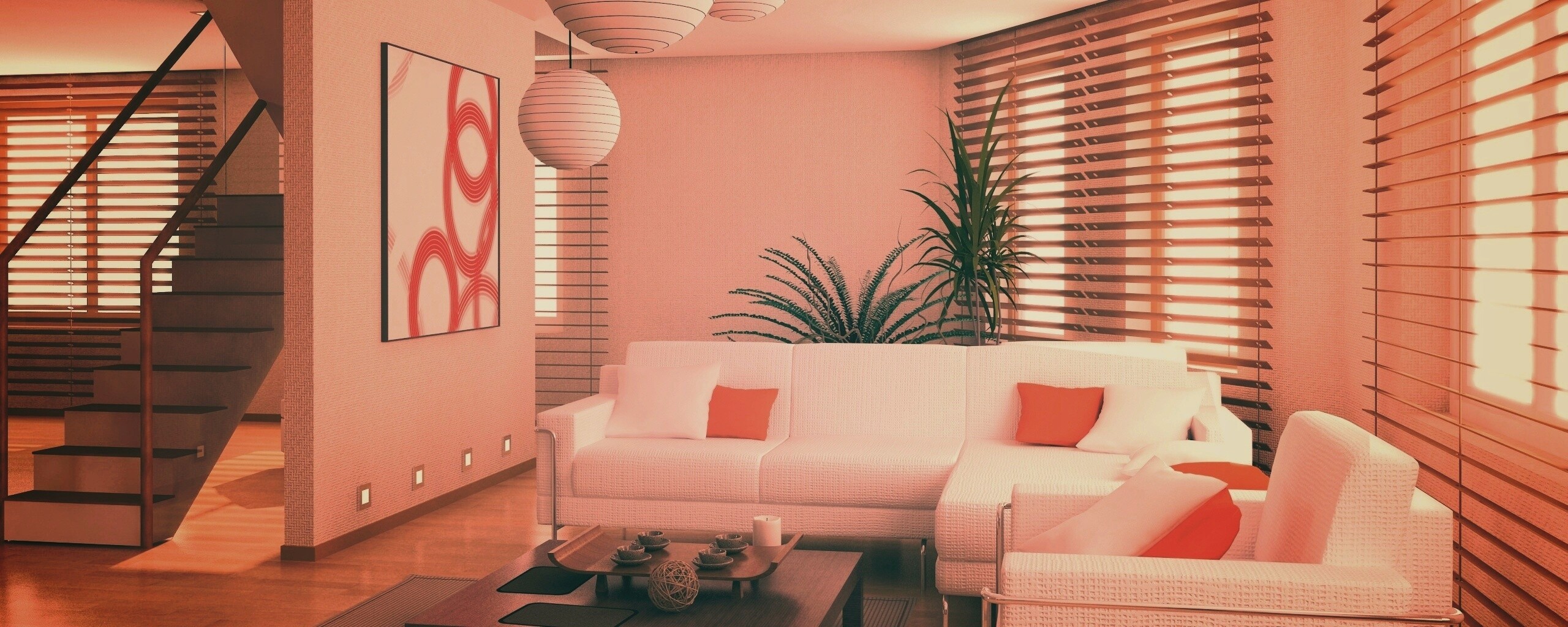 Китайская гостинная обои