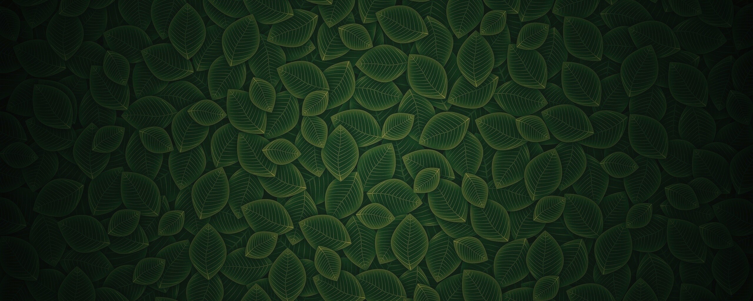 Векторные зеленые листья обои