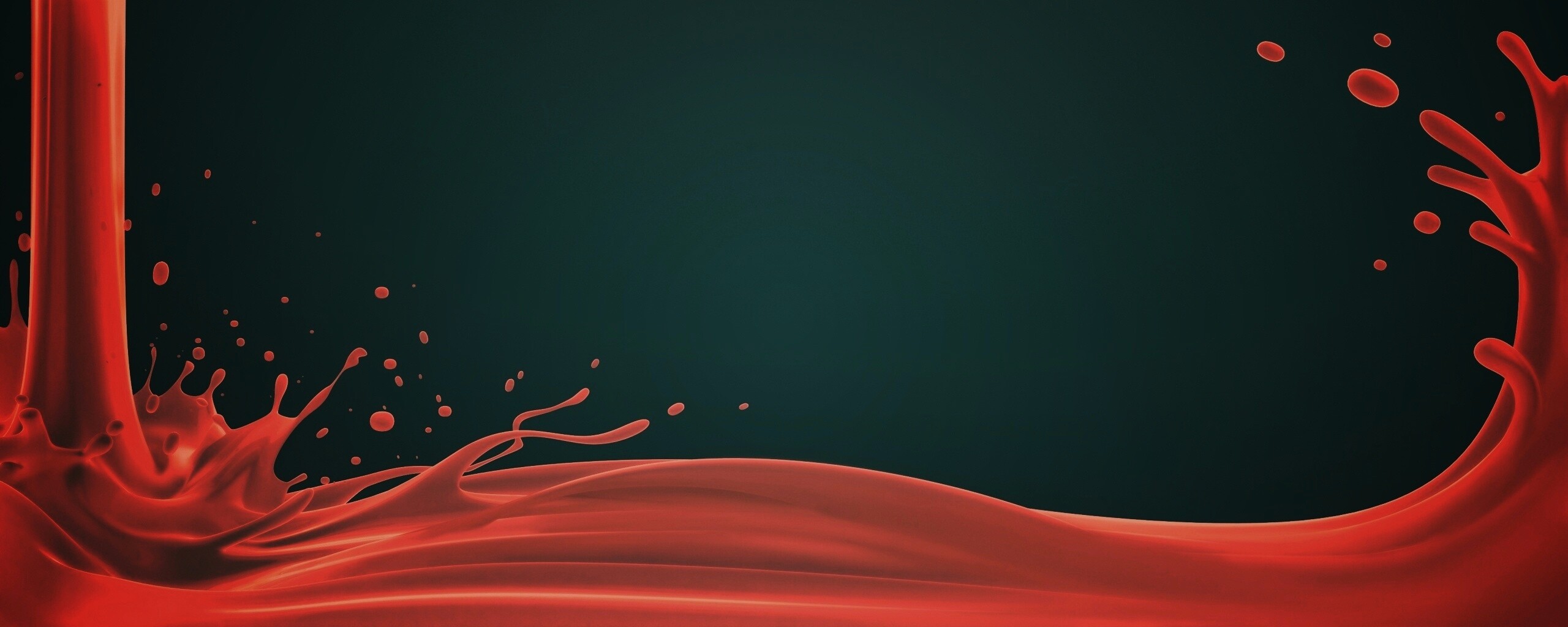 Красный всплеск обои