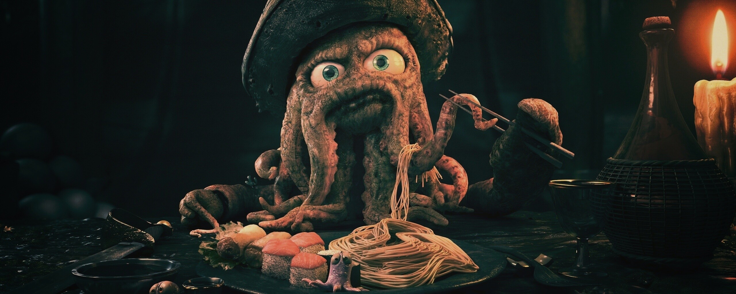 Мультяшный Дэви Джонс обои