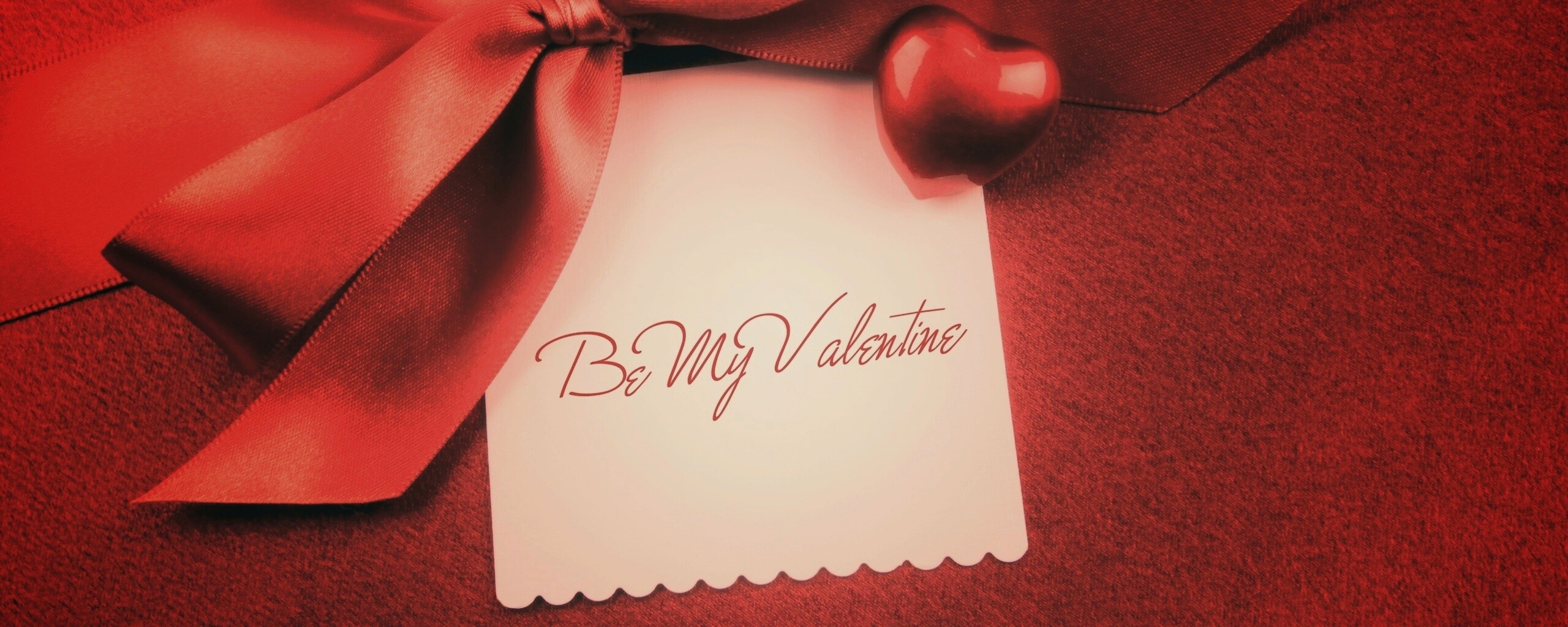 Открытка на день Святого Валентина обои