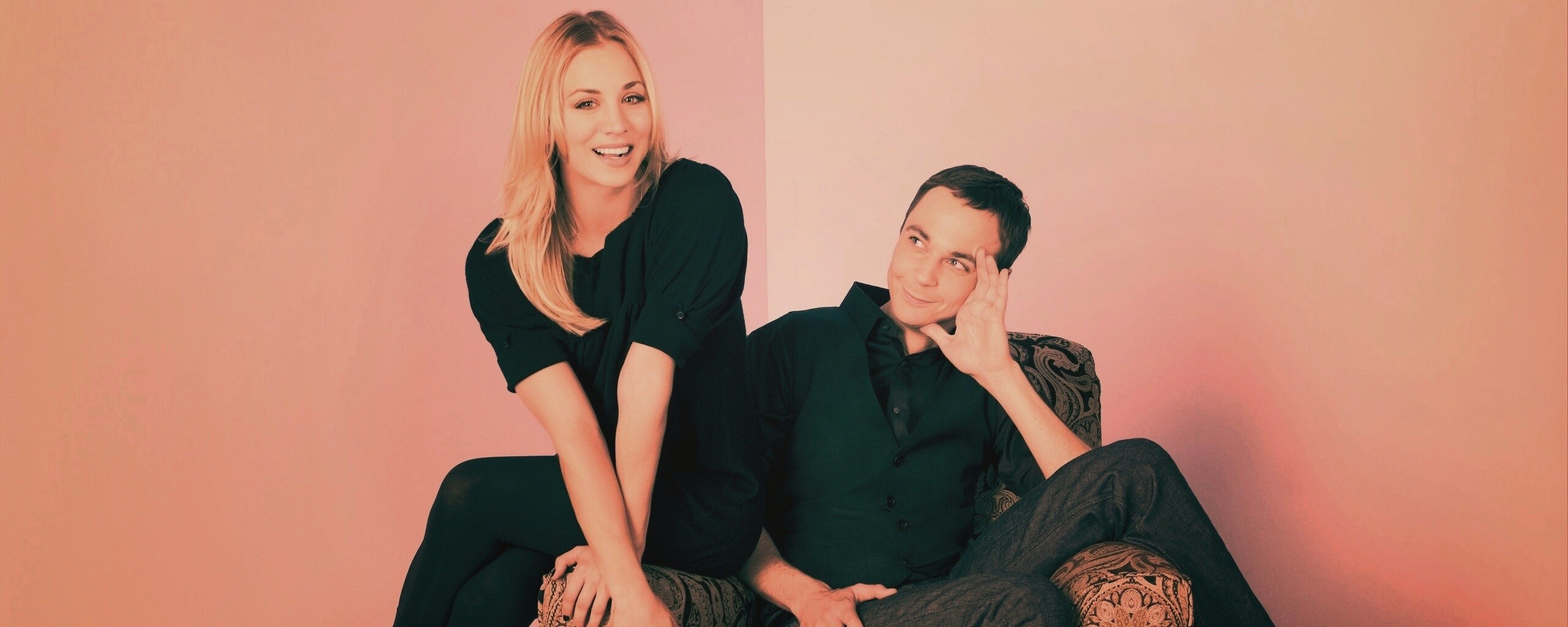 Пенни и Шелдон обои