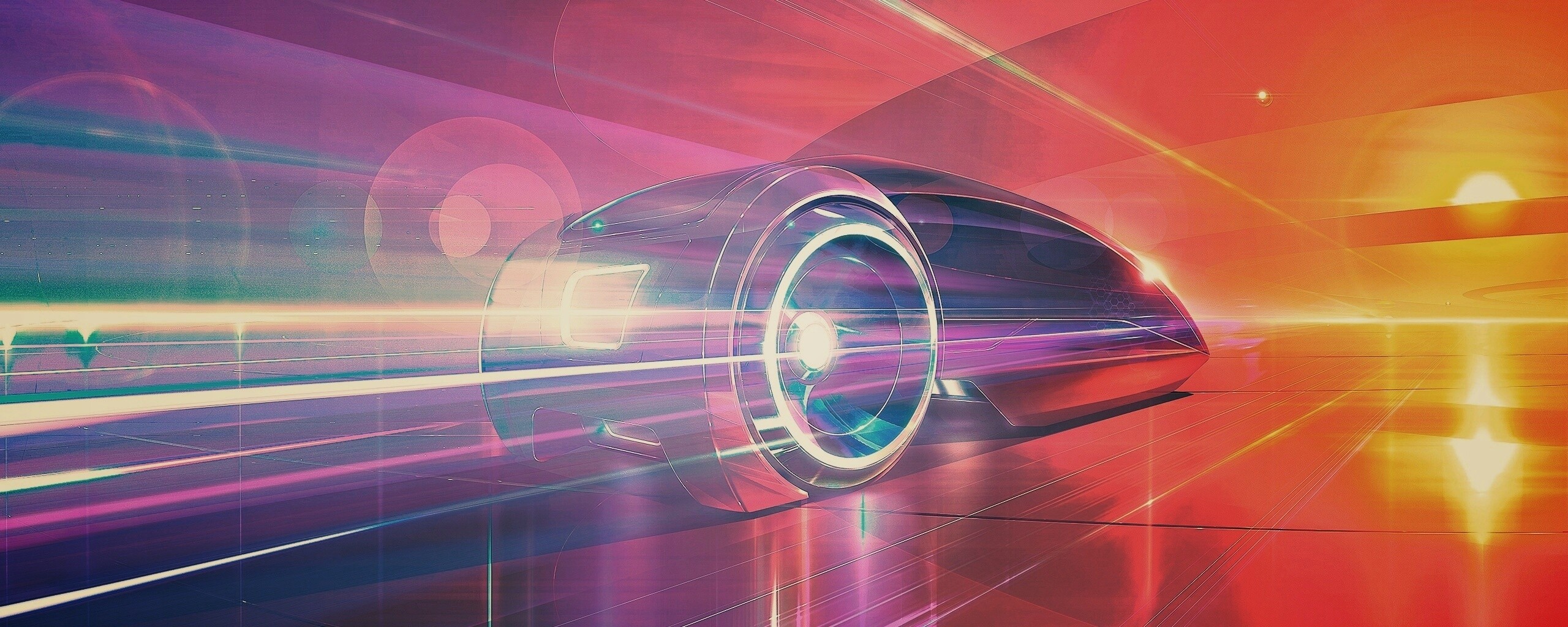 В закат обои