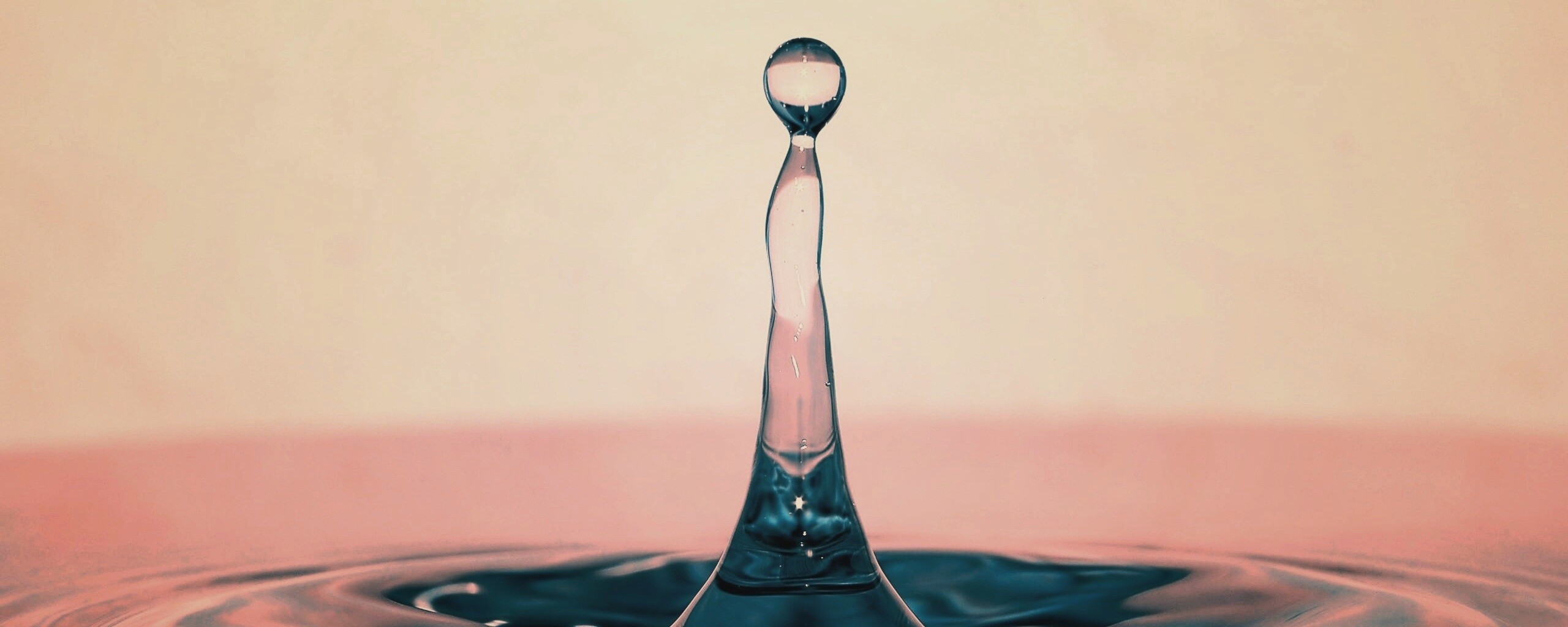 Падение капли обои