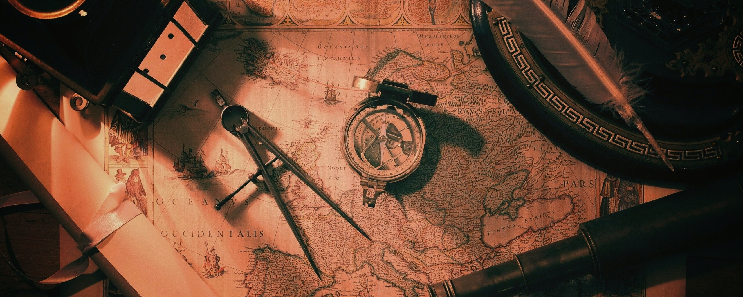 Карта путешественника обои