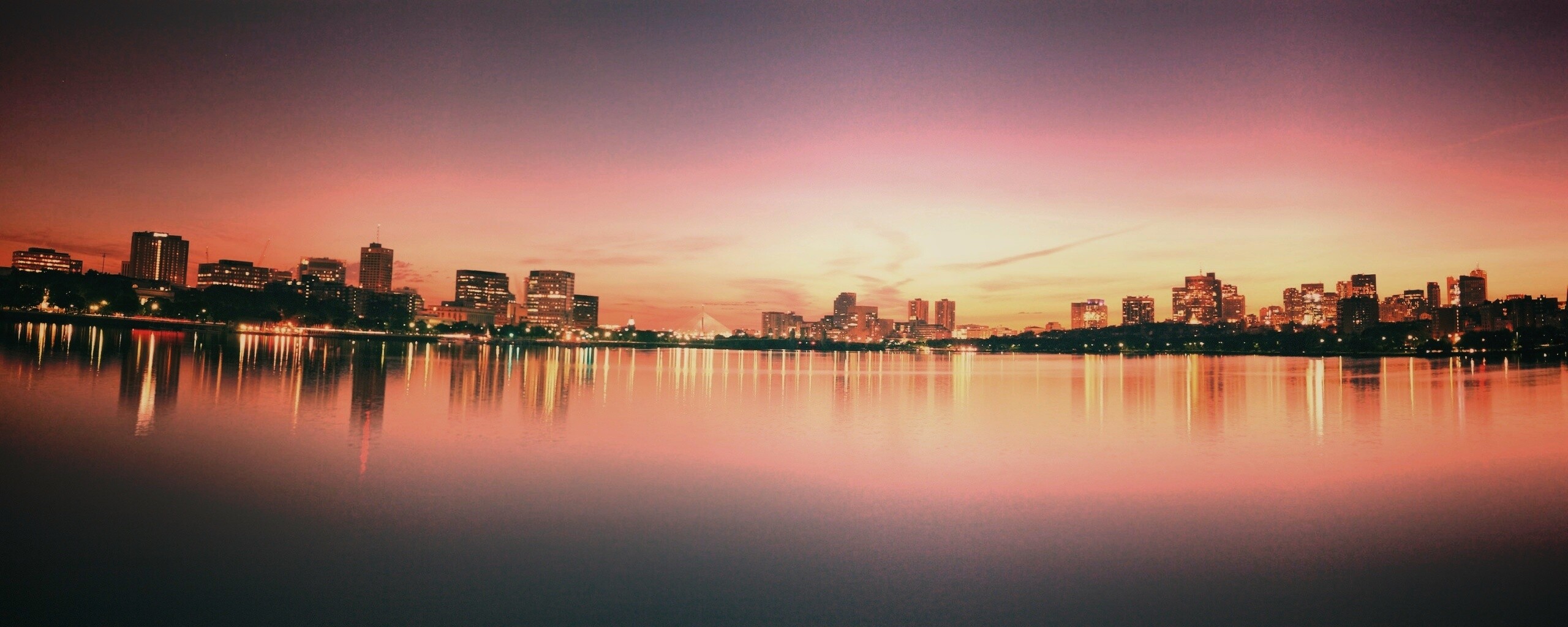 Панорама Бостона обои