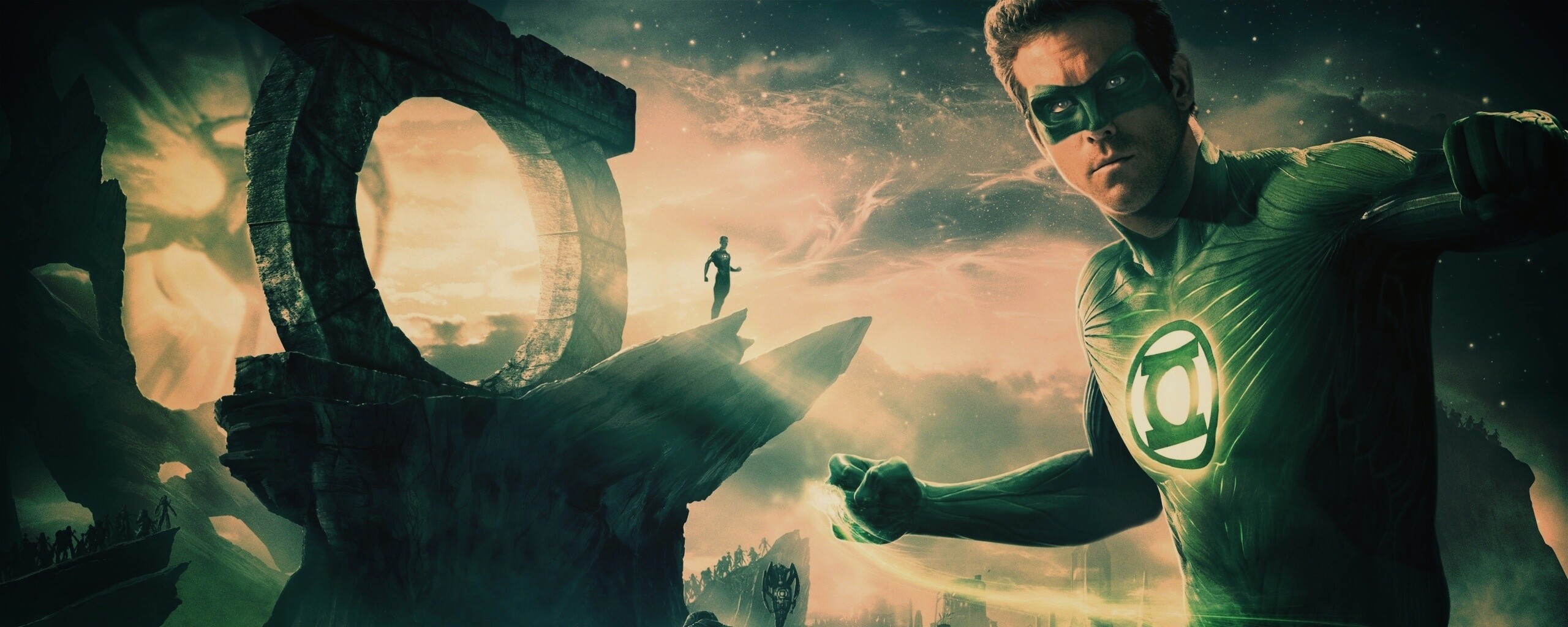 Зелёный фонарь обои