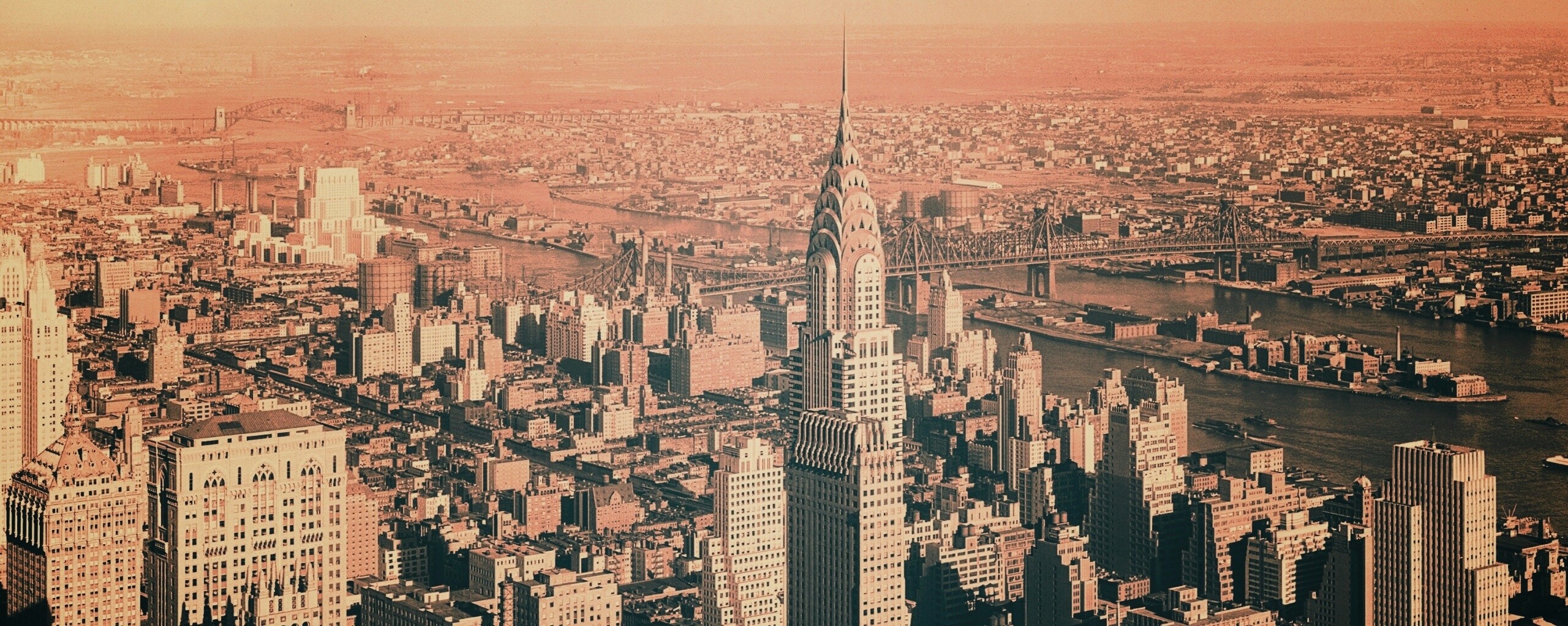 Панорама Нью-Йорка обои