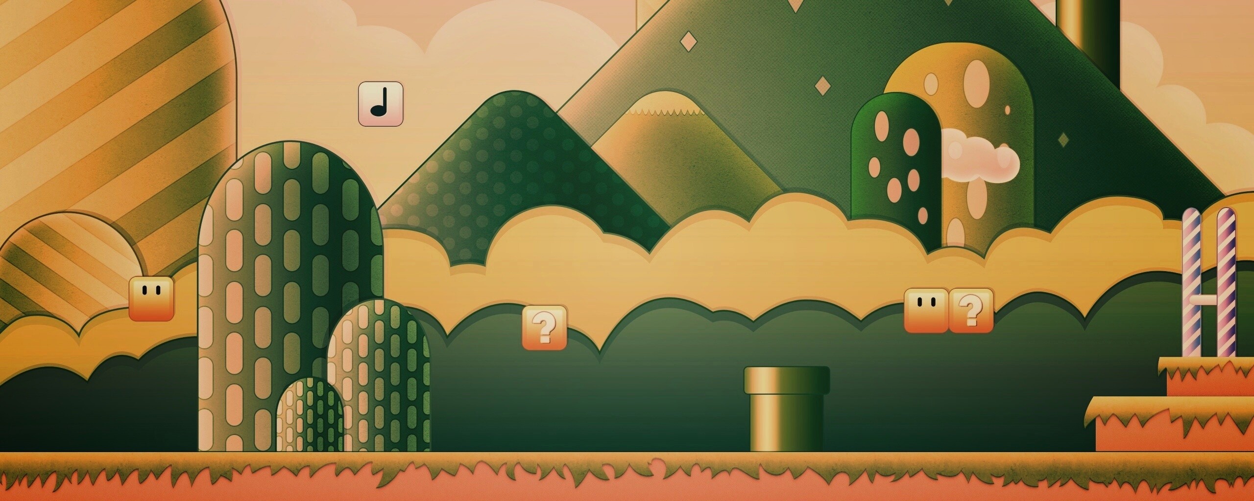 Мир Супермарио обои