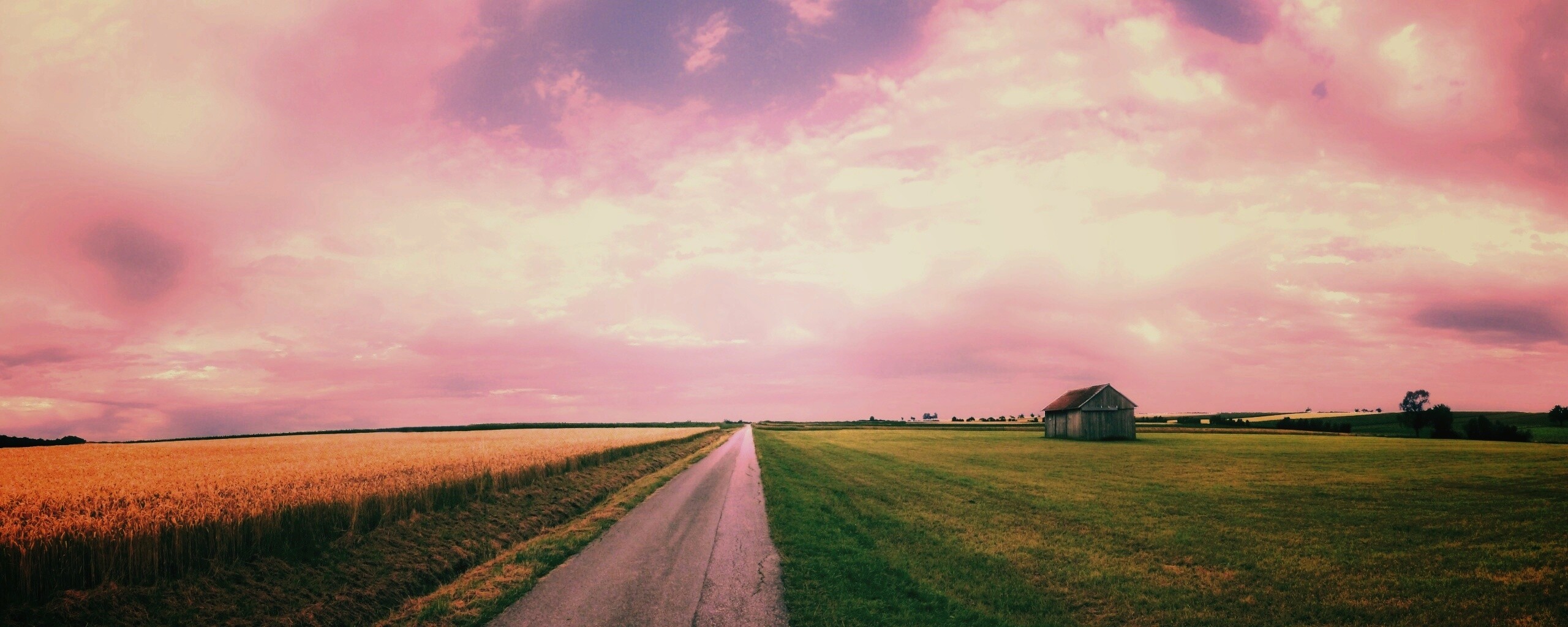 Сельский пейзаж обои