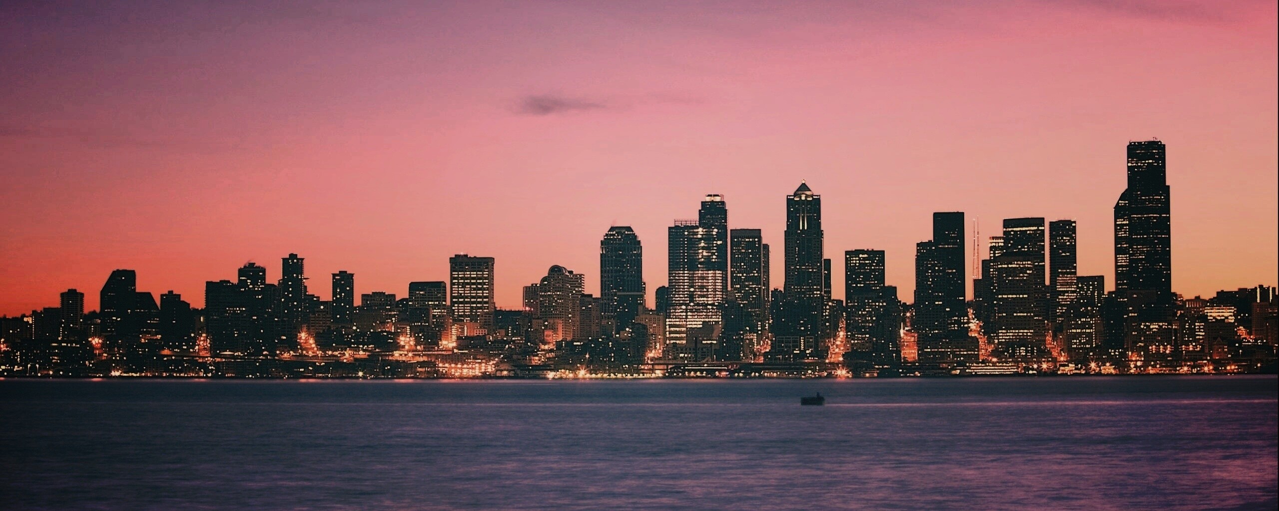 Пейзаж Сиэтла обои