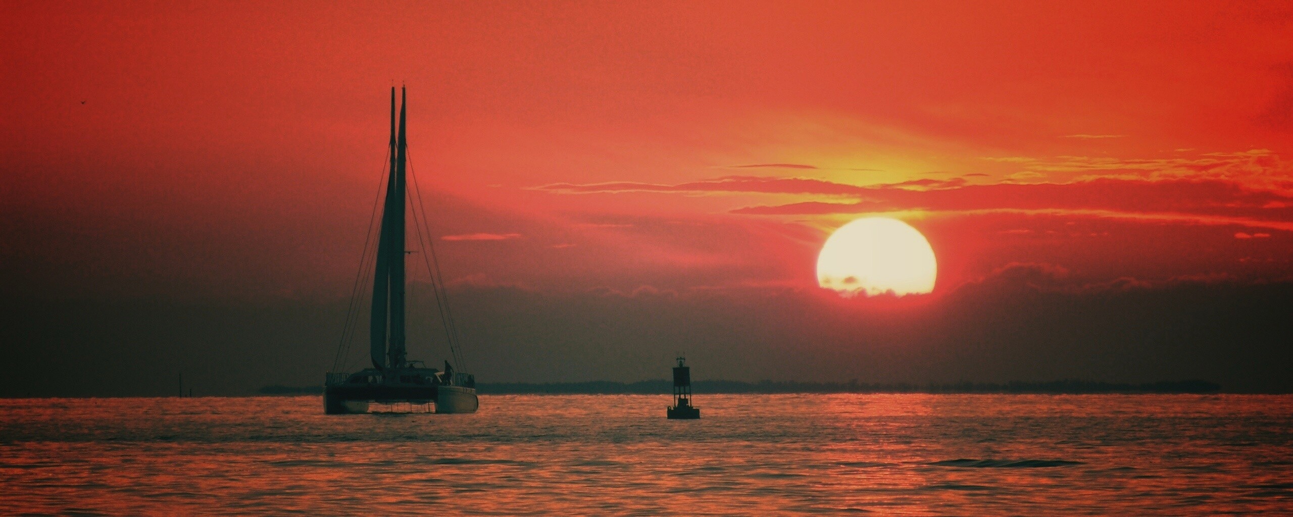 Празднование заката обои