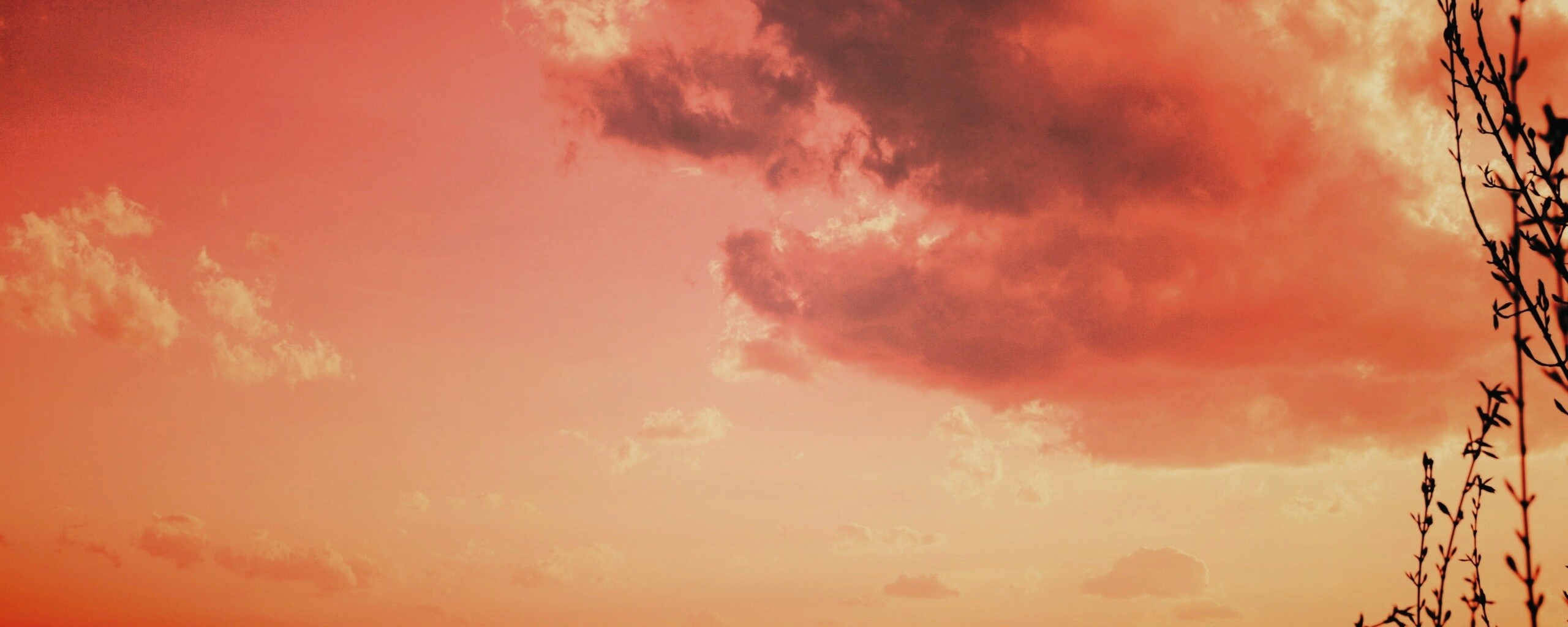 Горный закат обои