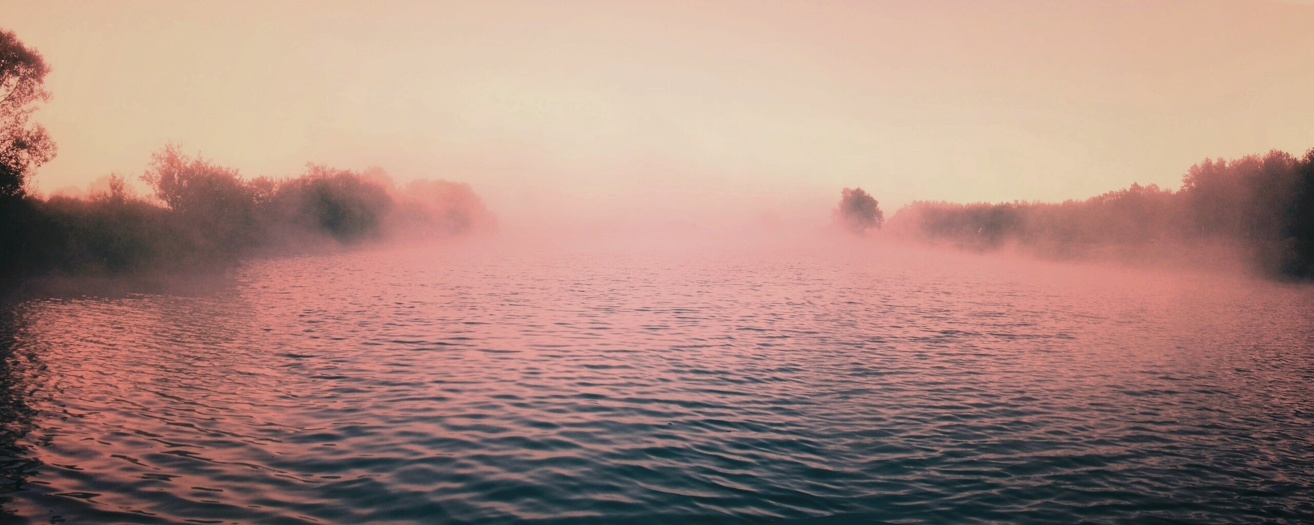 Речной туман обои