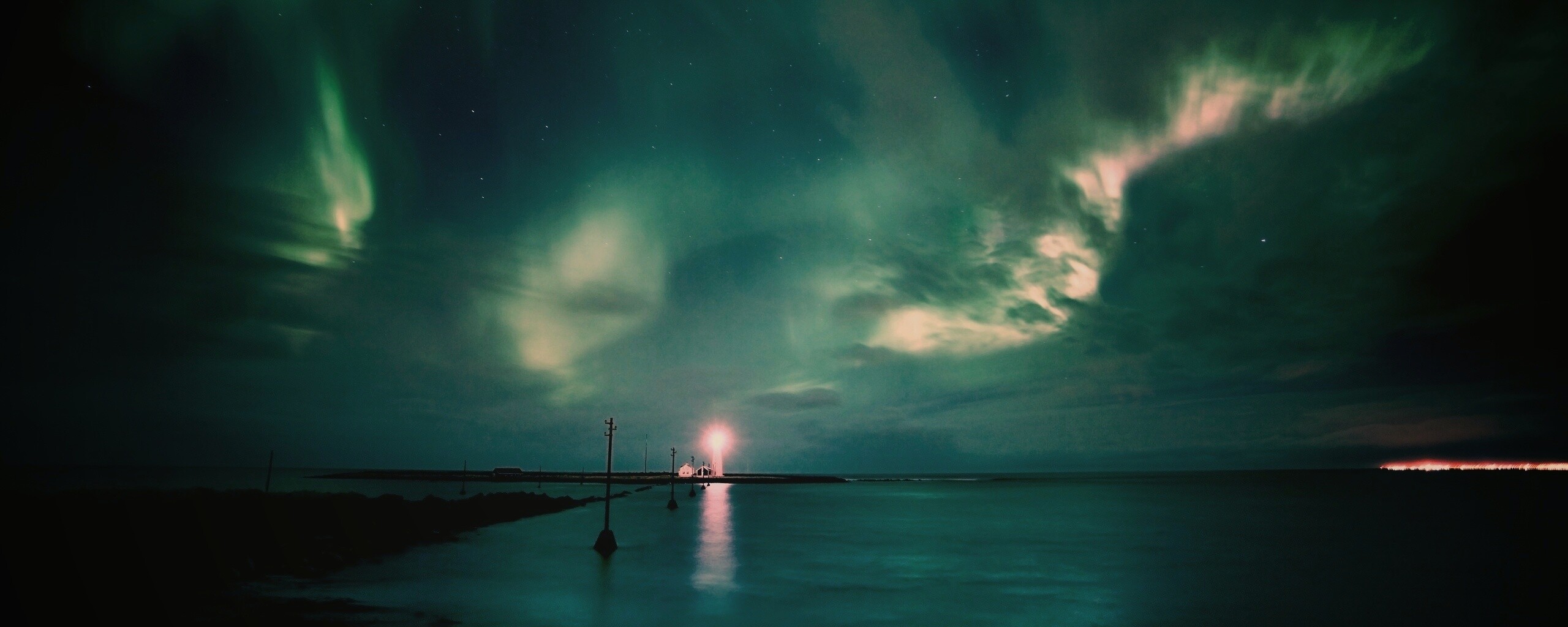 Ночь на севере обои