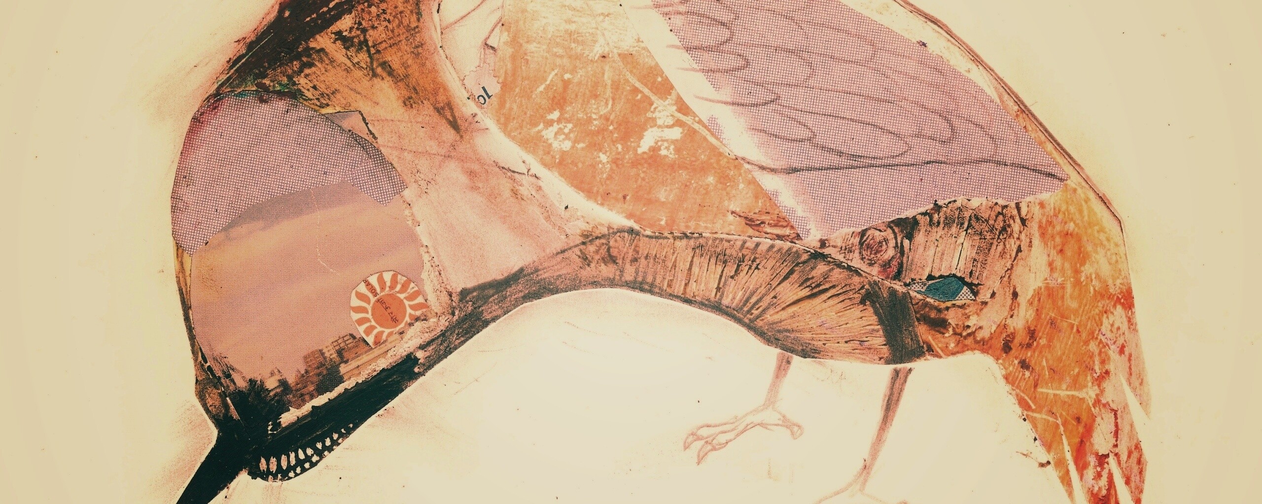 Аппликация Стефана Томпсона "Птица" обои