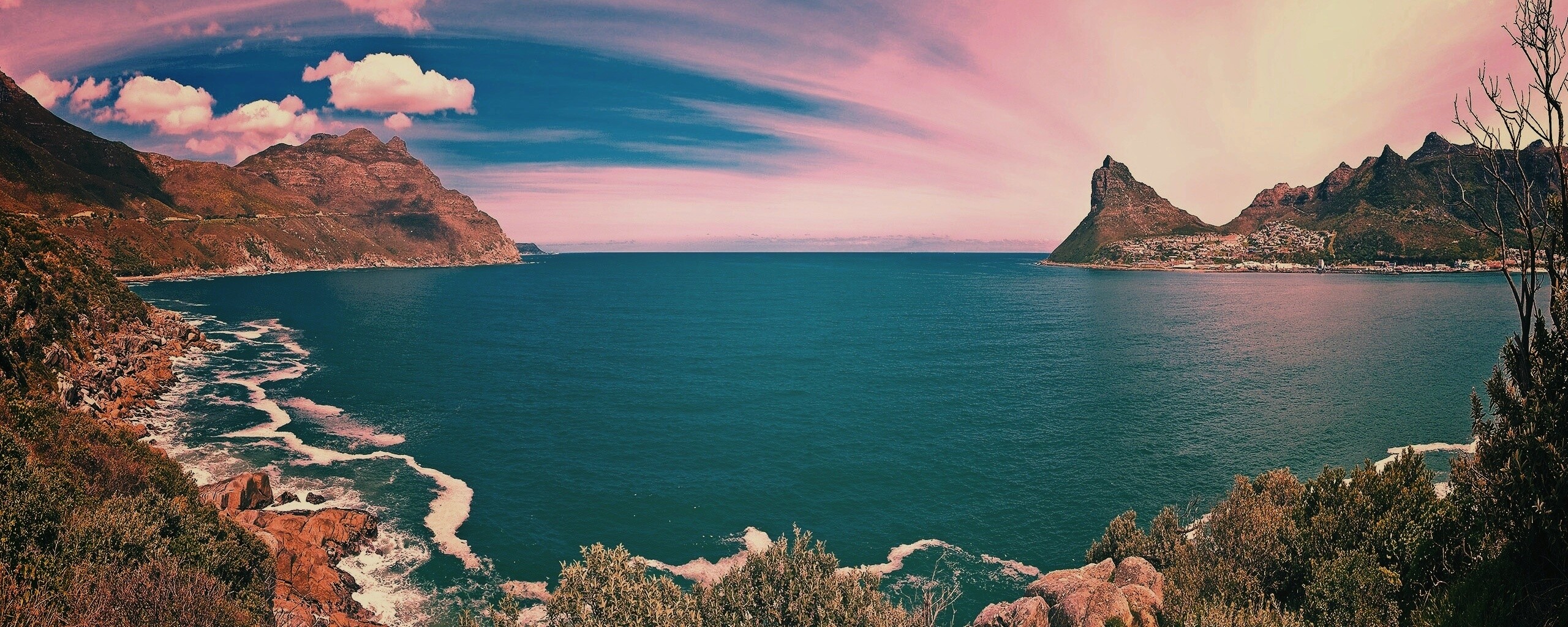 Красивая бухта обои