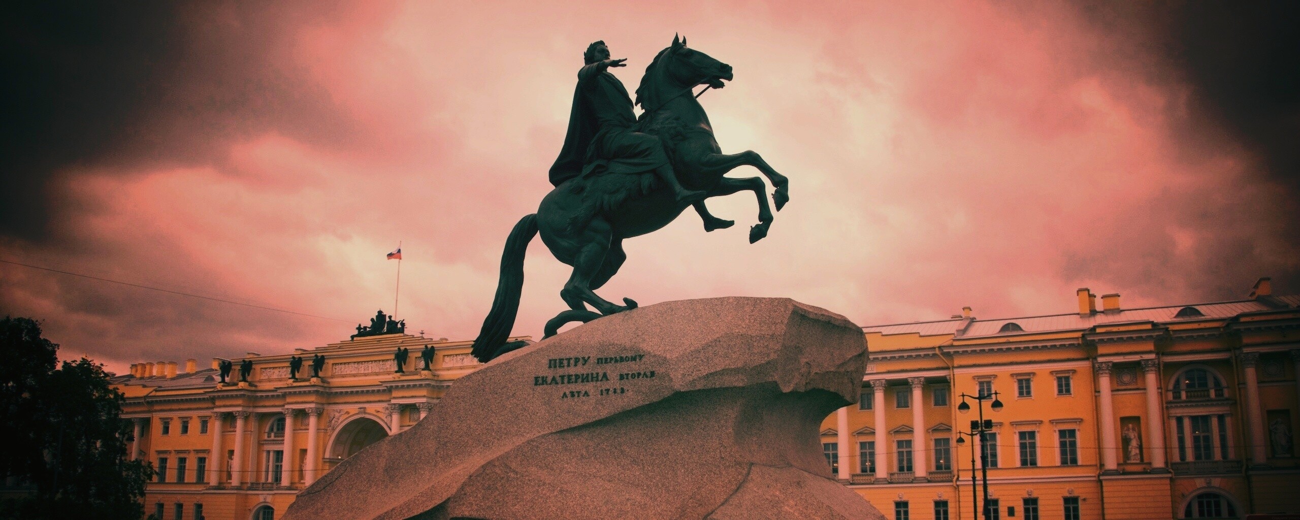 Медный Всадник в Питере обои