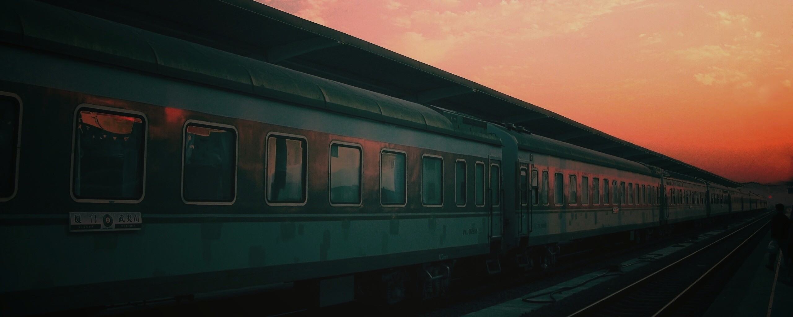 Пассажирский состав обои