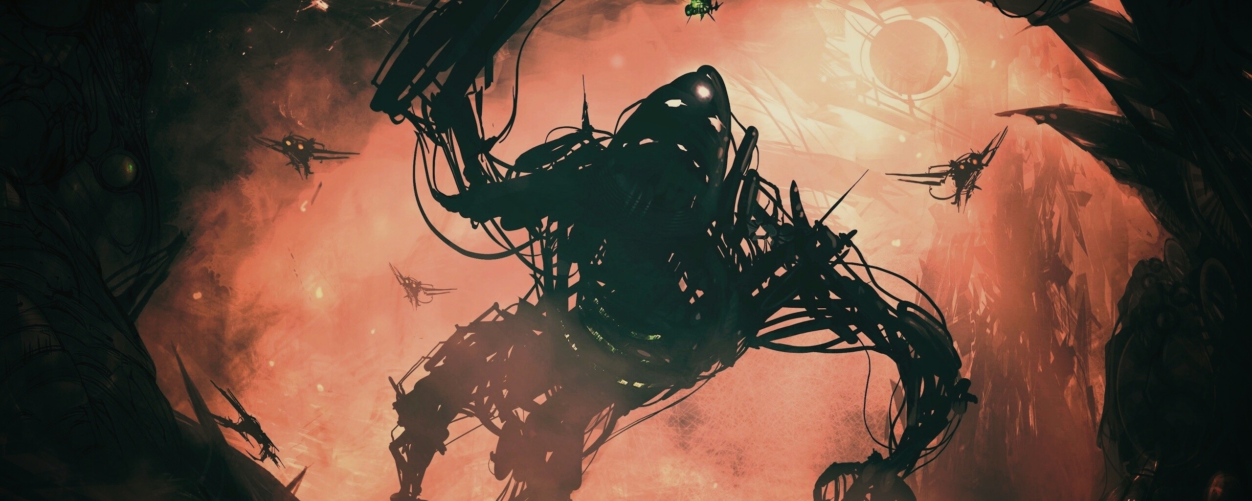 Подзёмный темный монстр обои