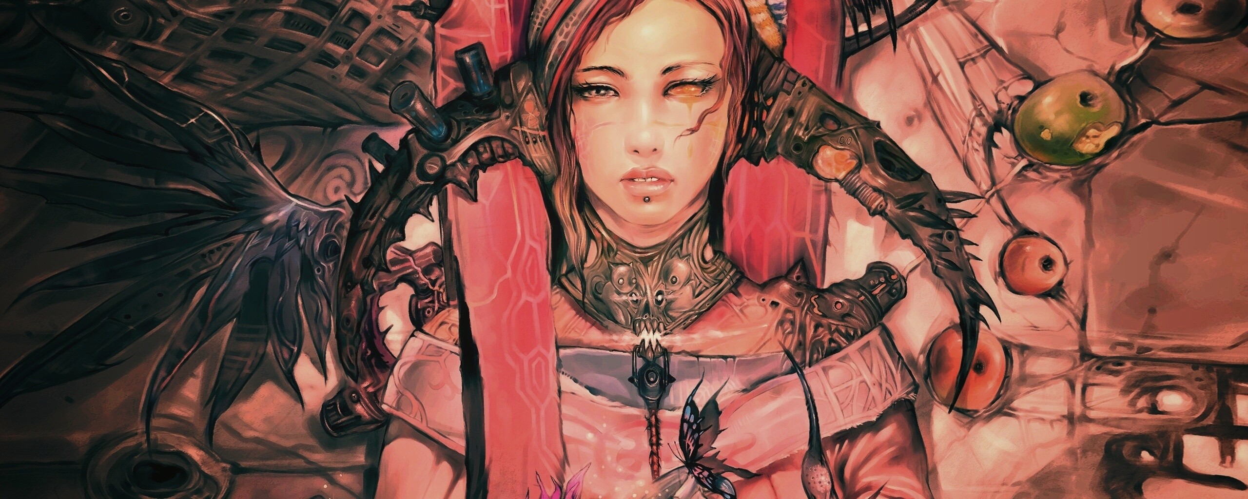 Странная девушка обои