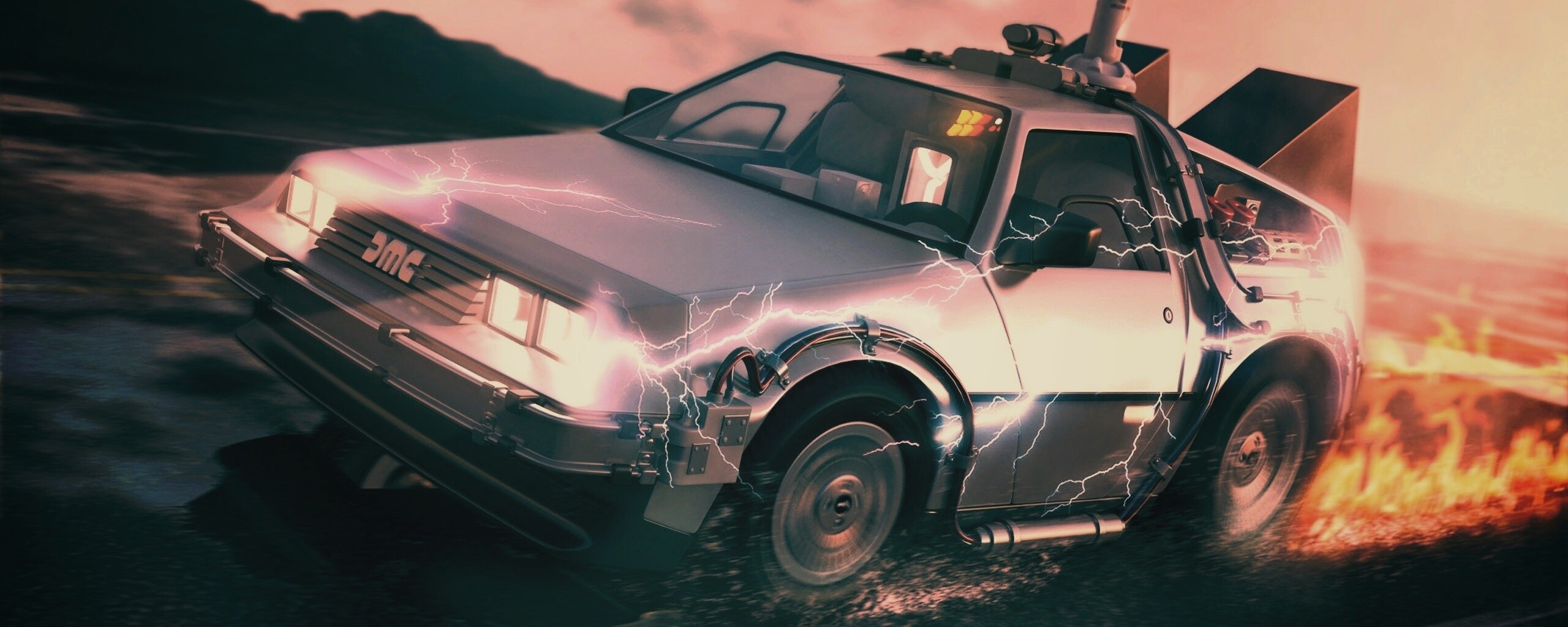 Машина времени обои