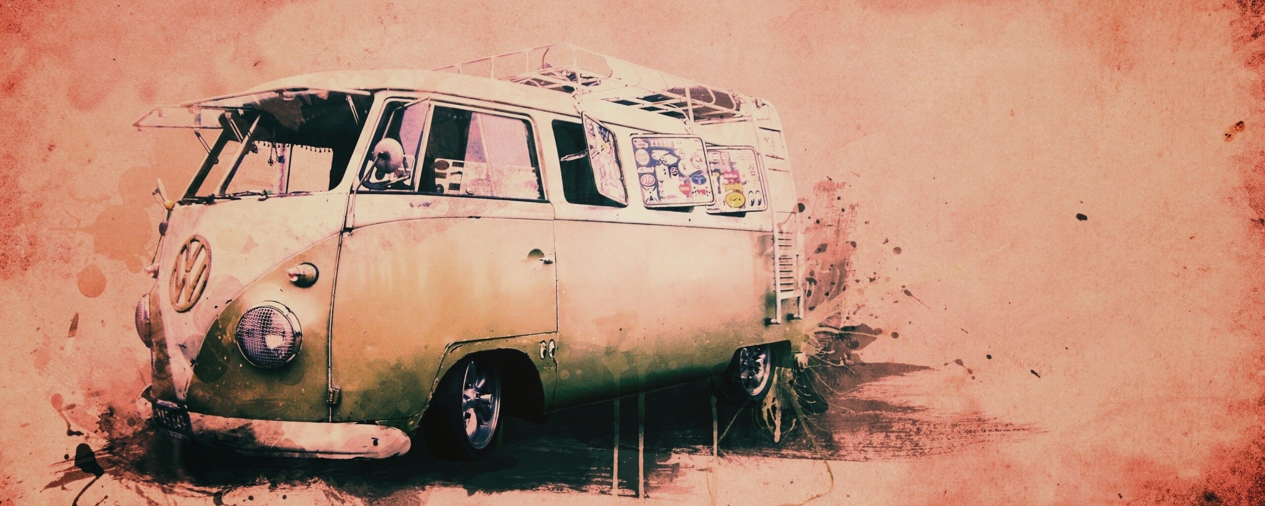 Фольксваген 56 года - лучший фургон для путешествий обои