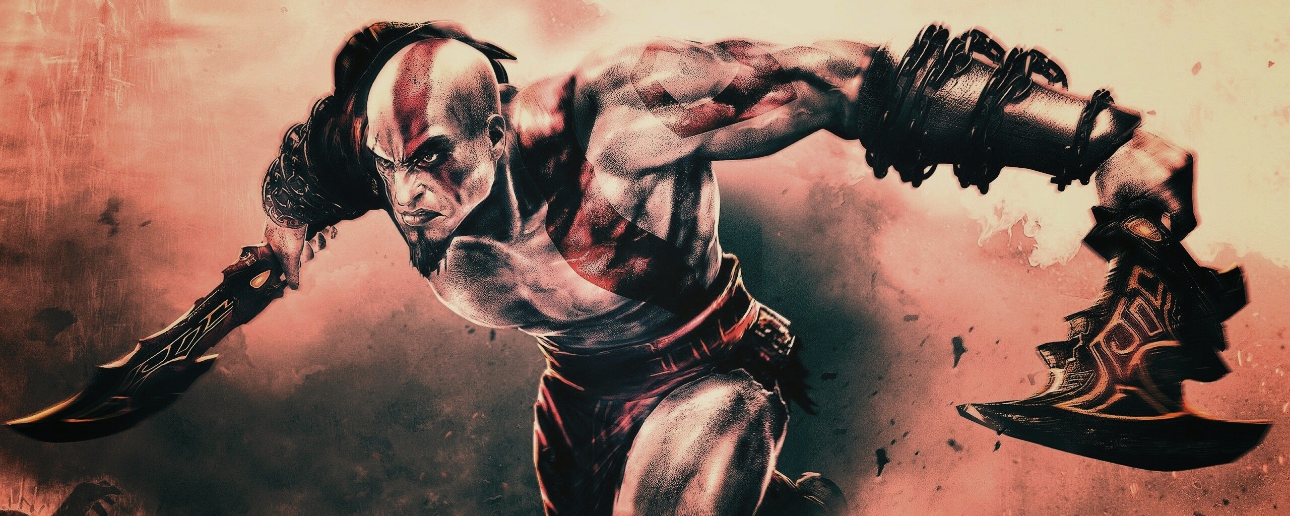 Герой игры God of War обои