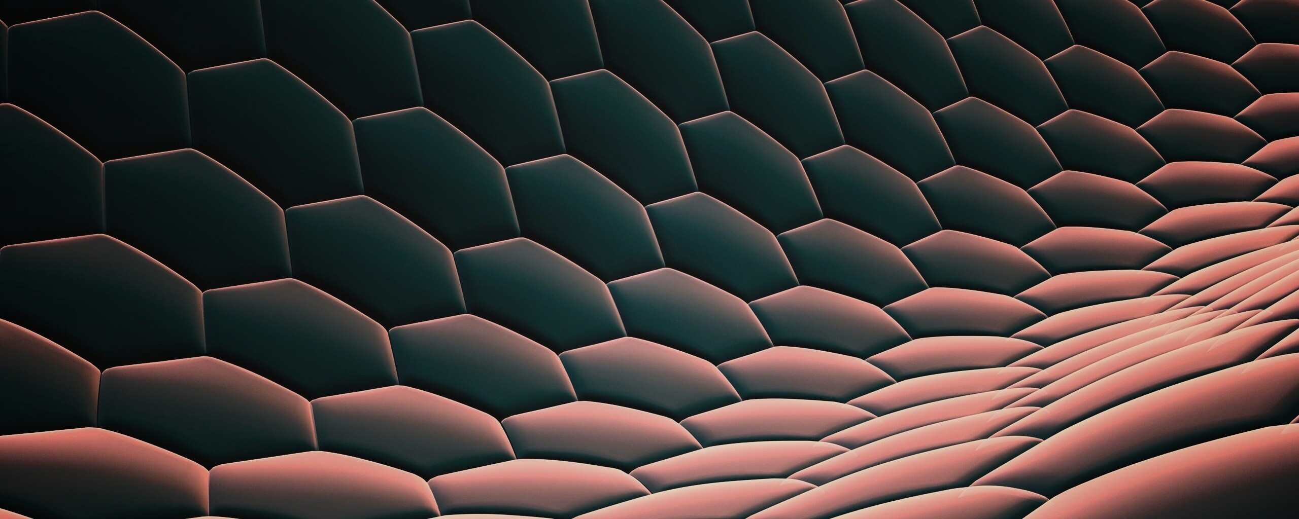 Абстрактные шестигранники обои