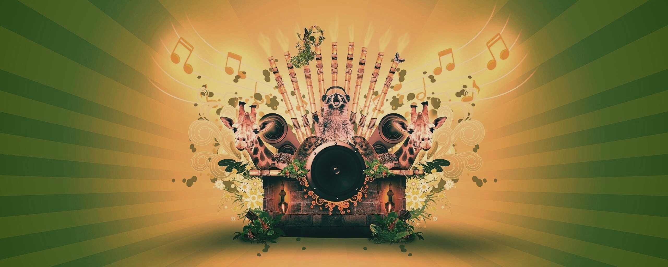 Музыка джунглей обои