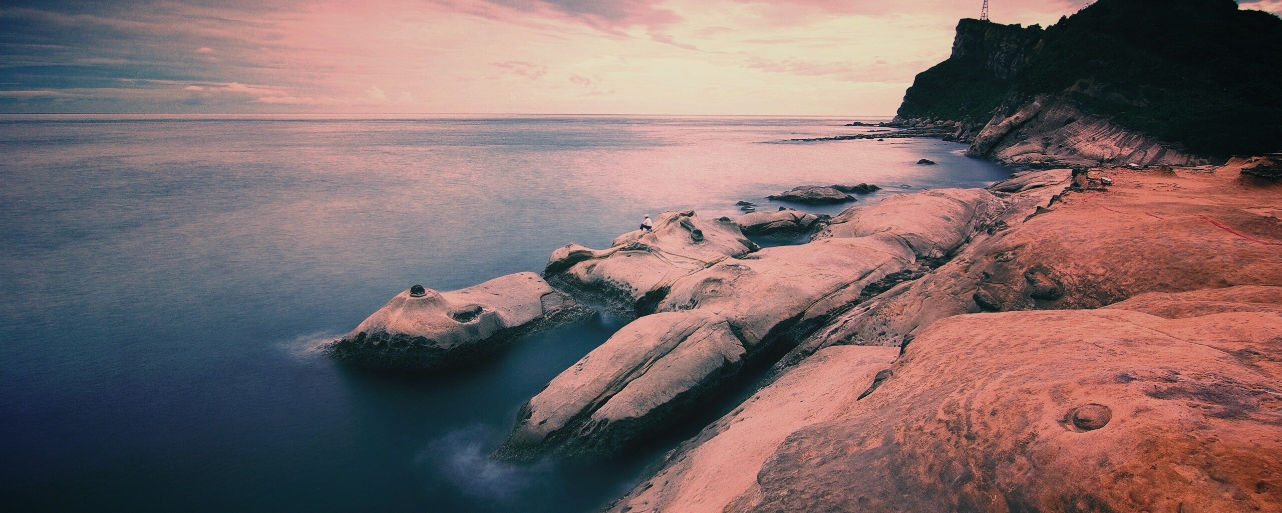 Замерзший мыс где-то там обои