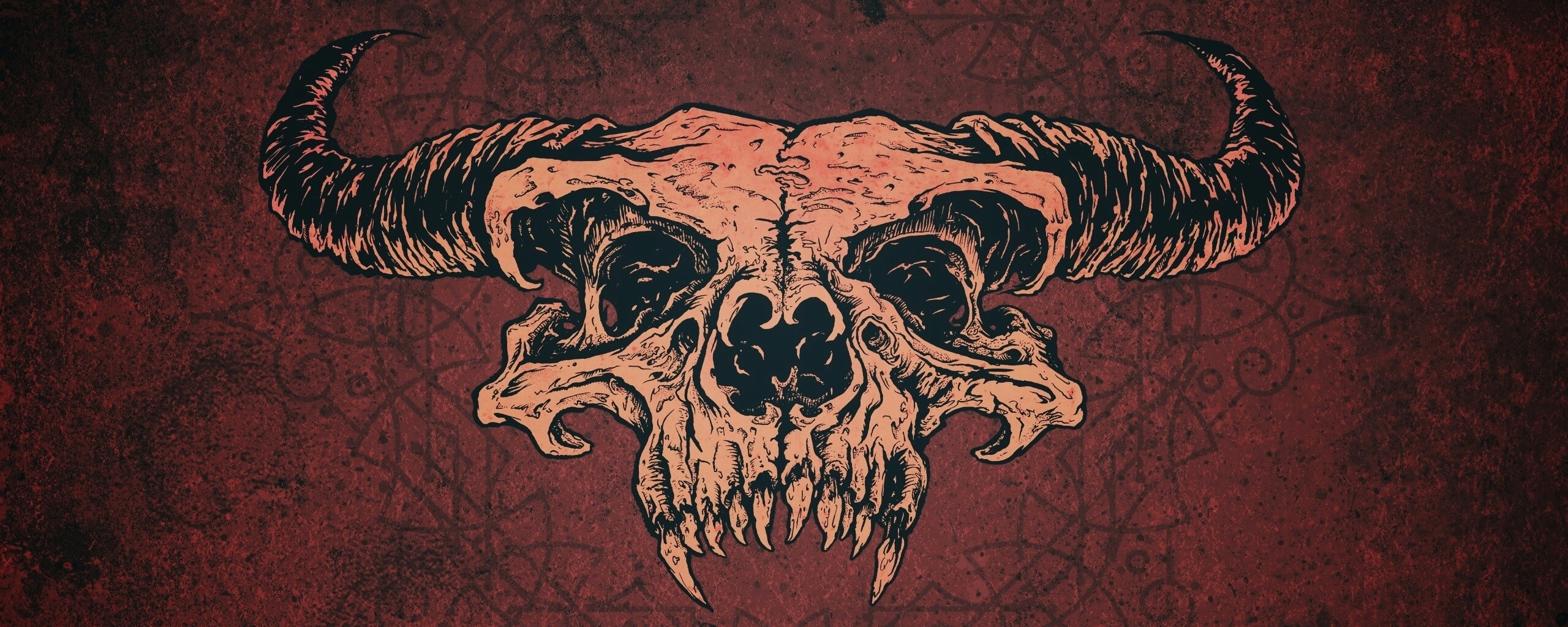 Череп дьявола обои