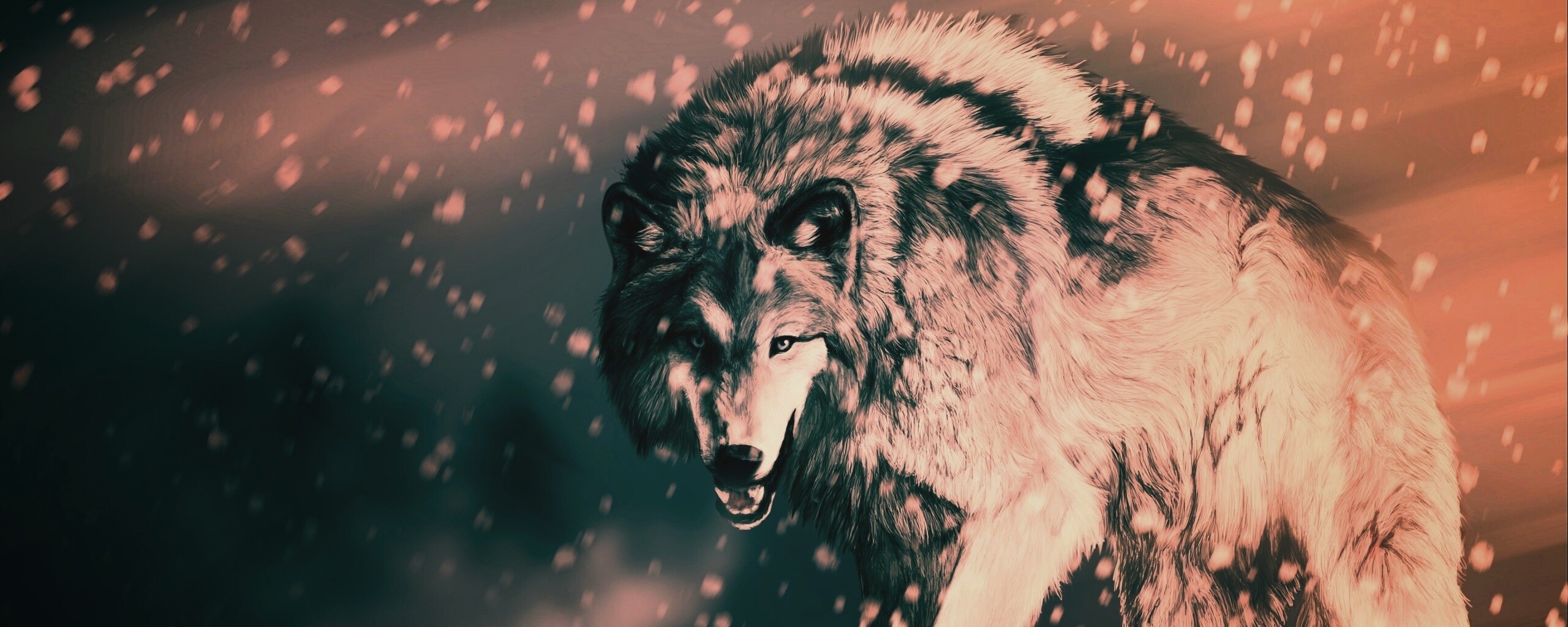 Охота на волка обои