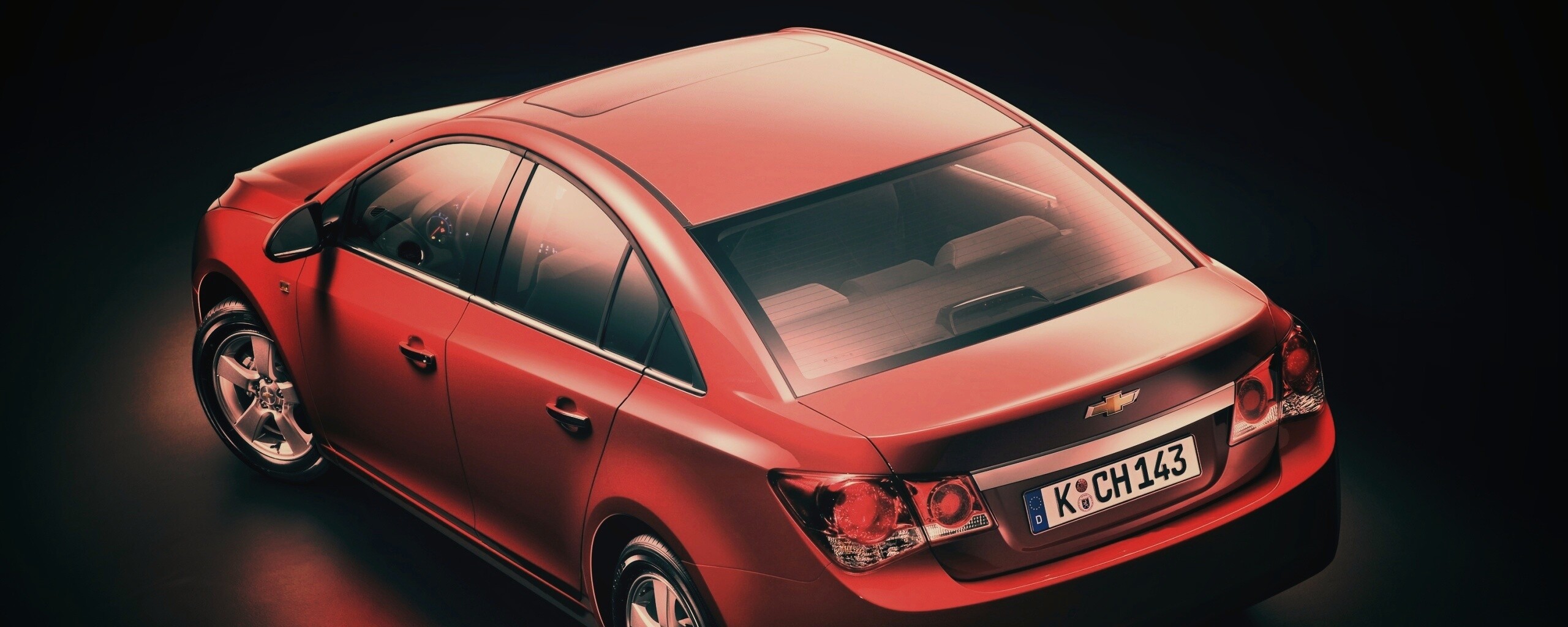 Шевроле Cruze красного цвета обои