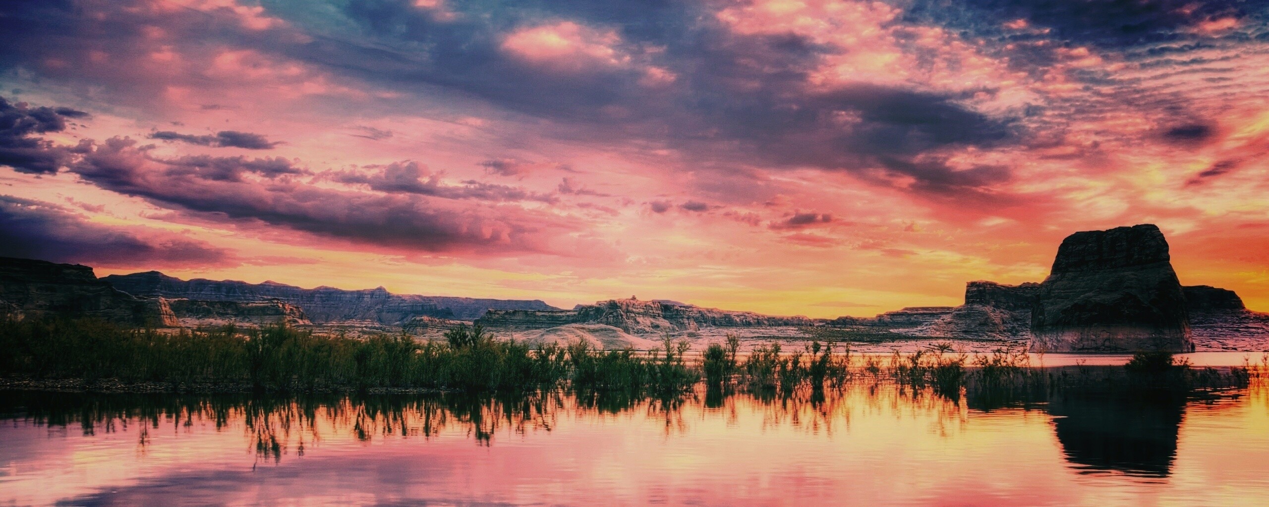 Горное озеро обои