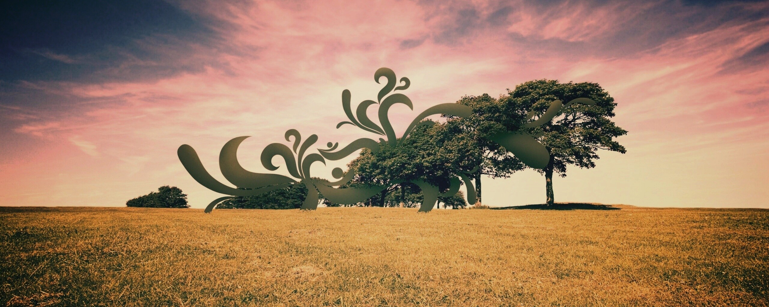 На равнине обои