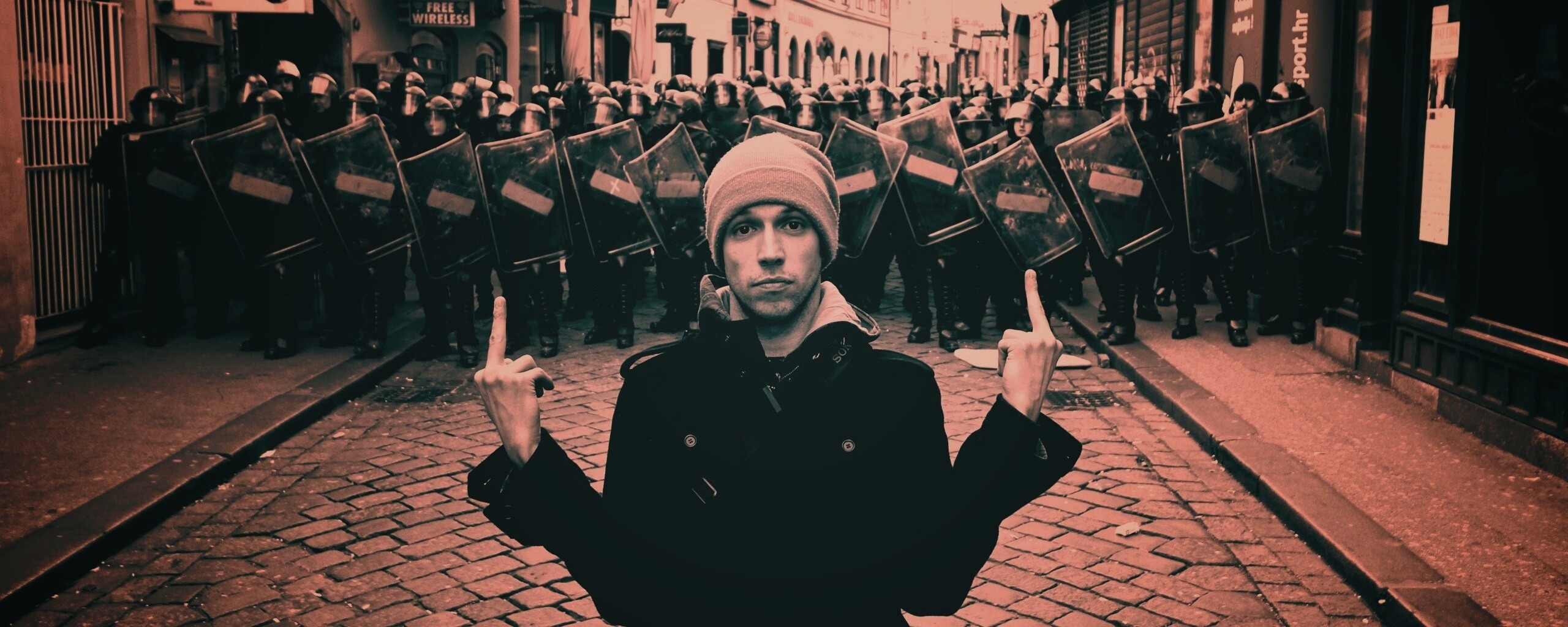 Против системы обои