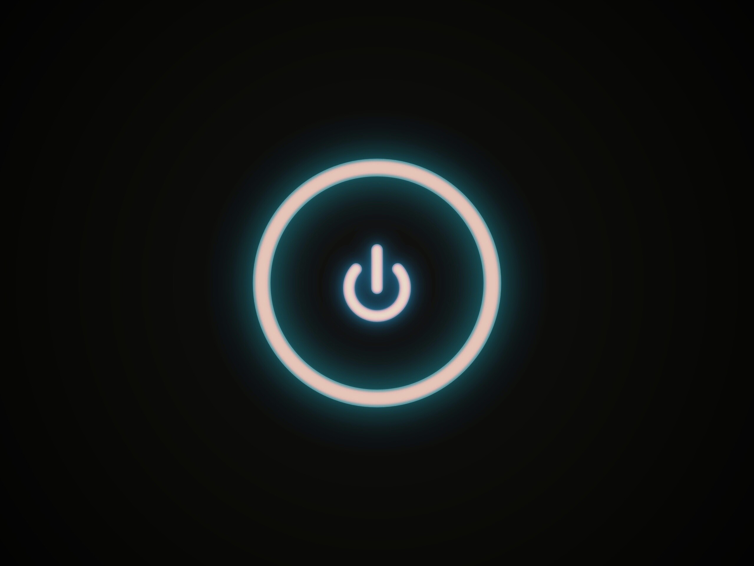 Горящая кнопка запуска обои