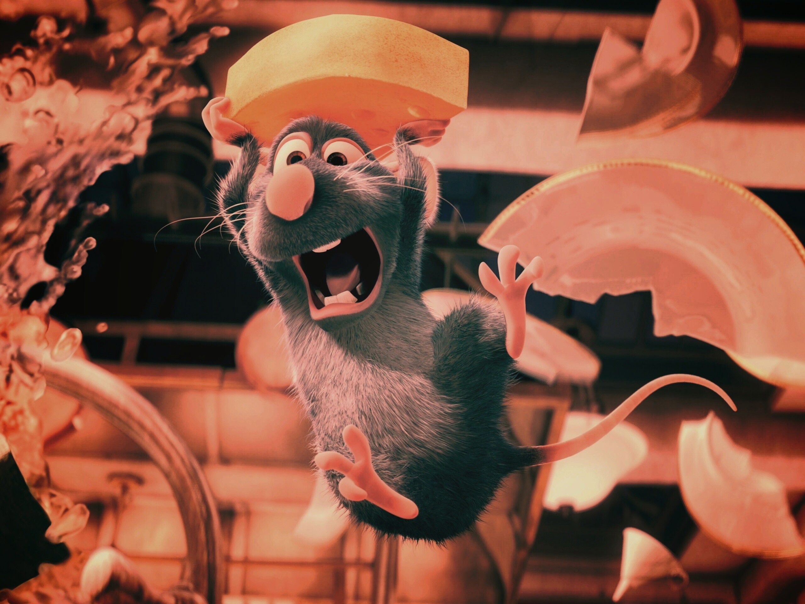 Крыса с сыром из Рататуя обои