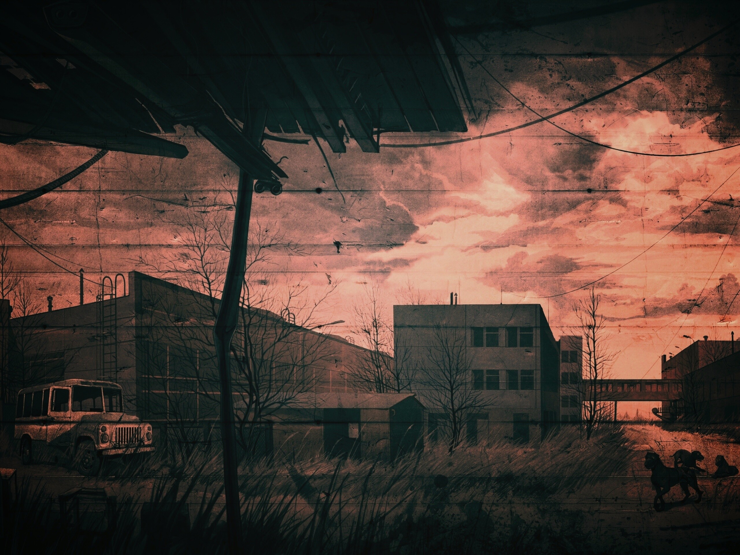 Припять из сталкера обои