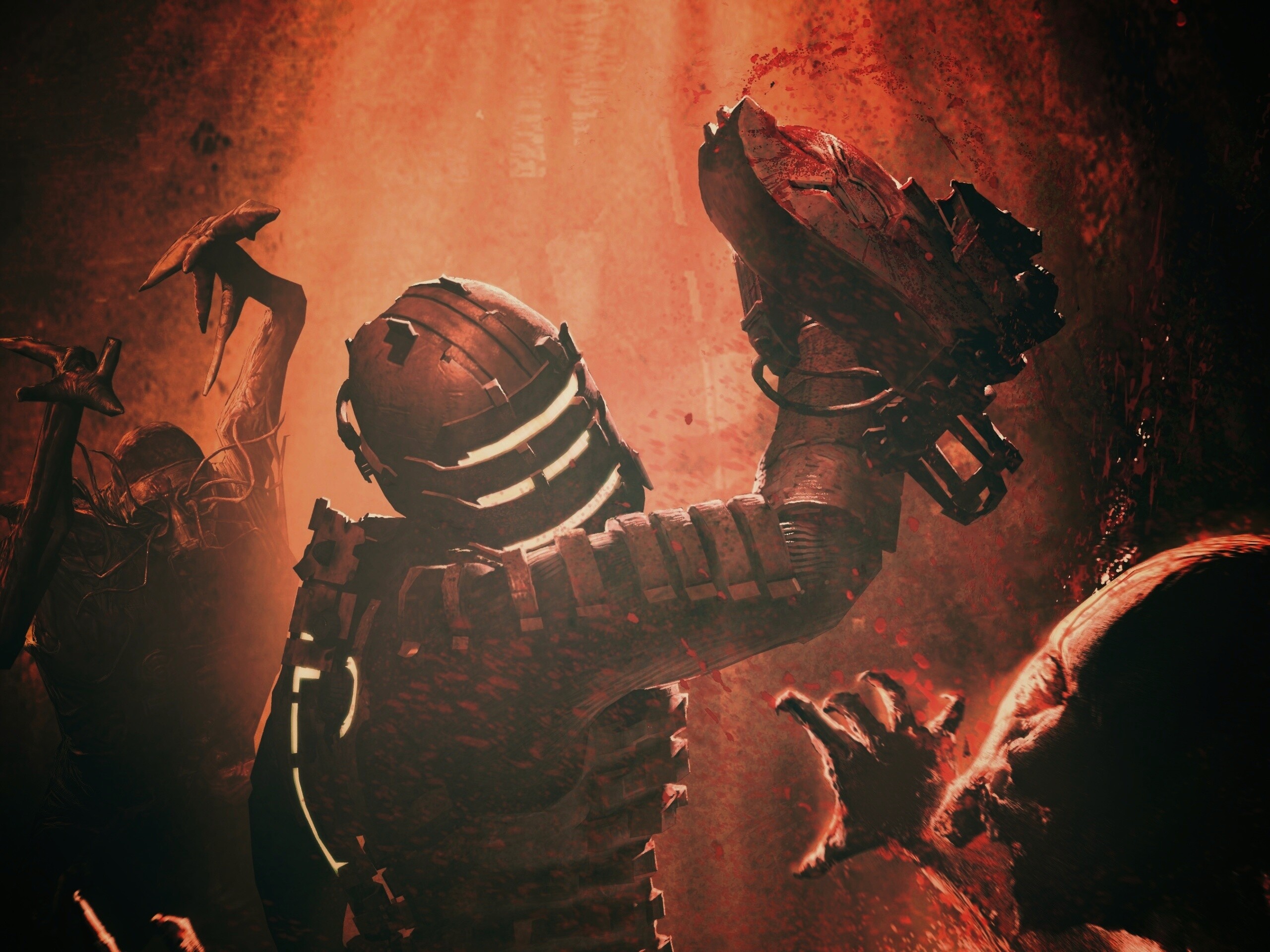 Айзек Кларк выпилил монстра обои