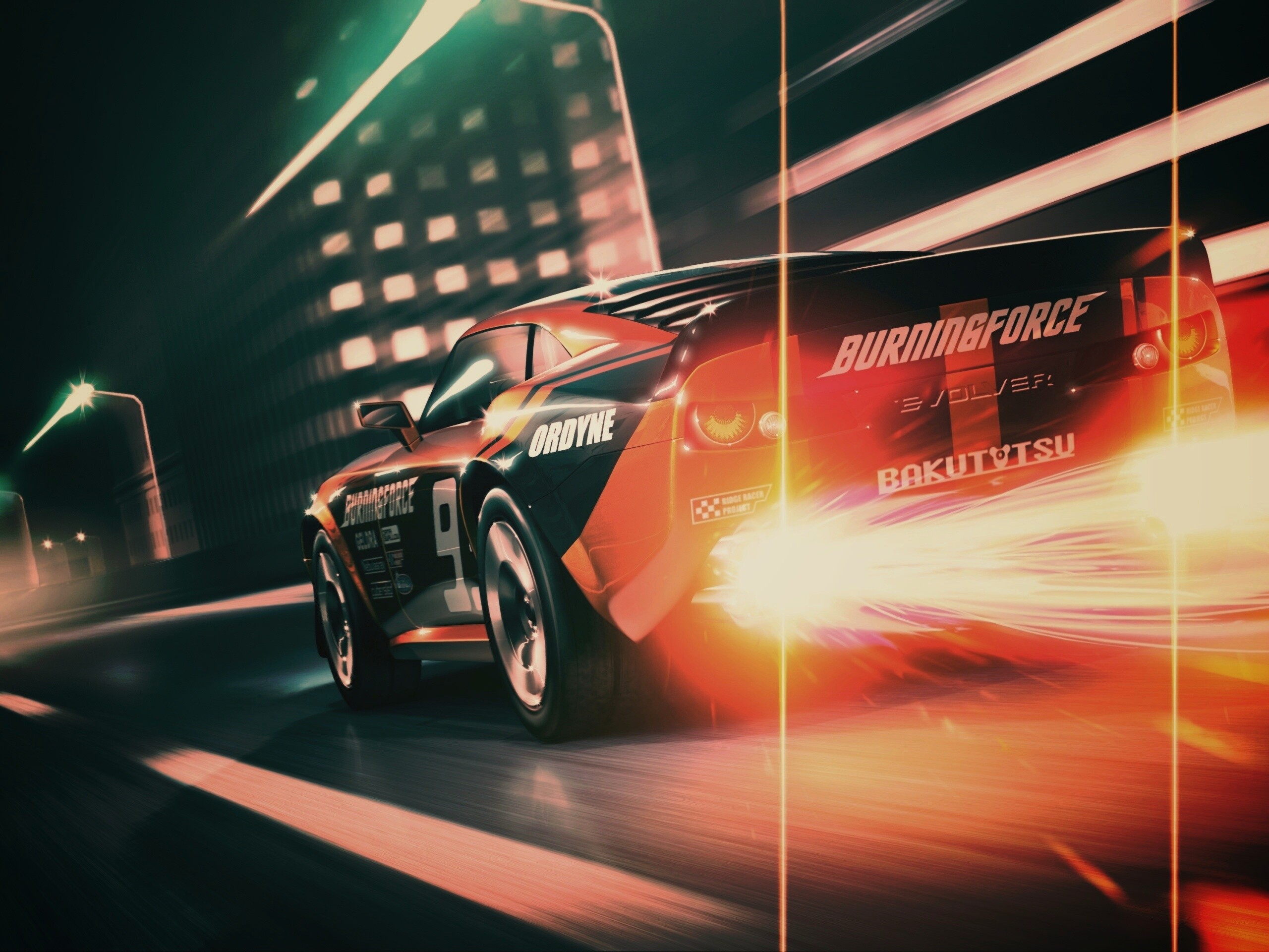 Ночное нитро обои