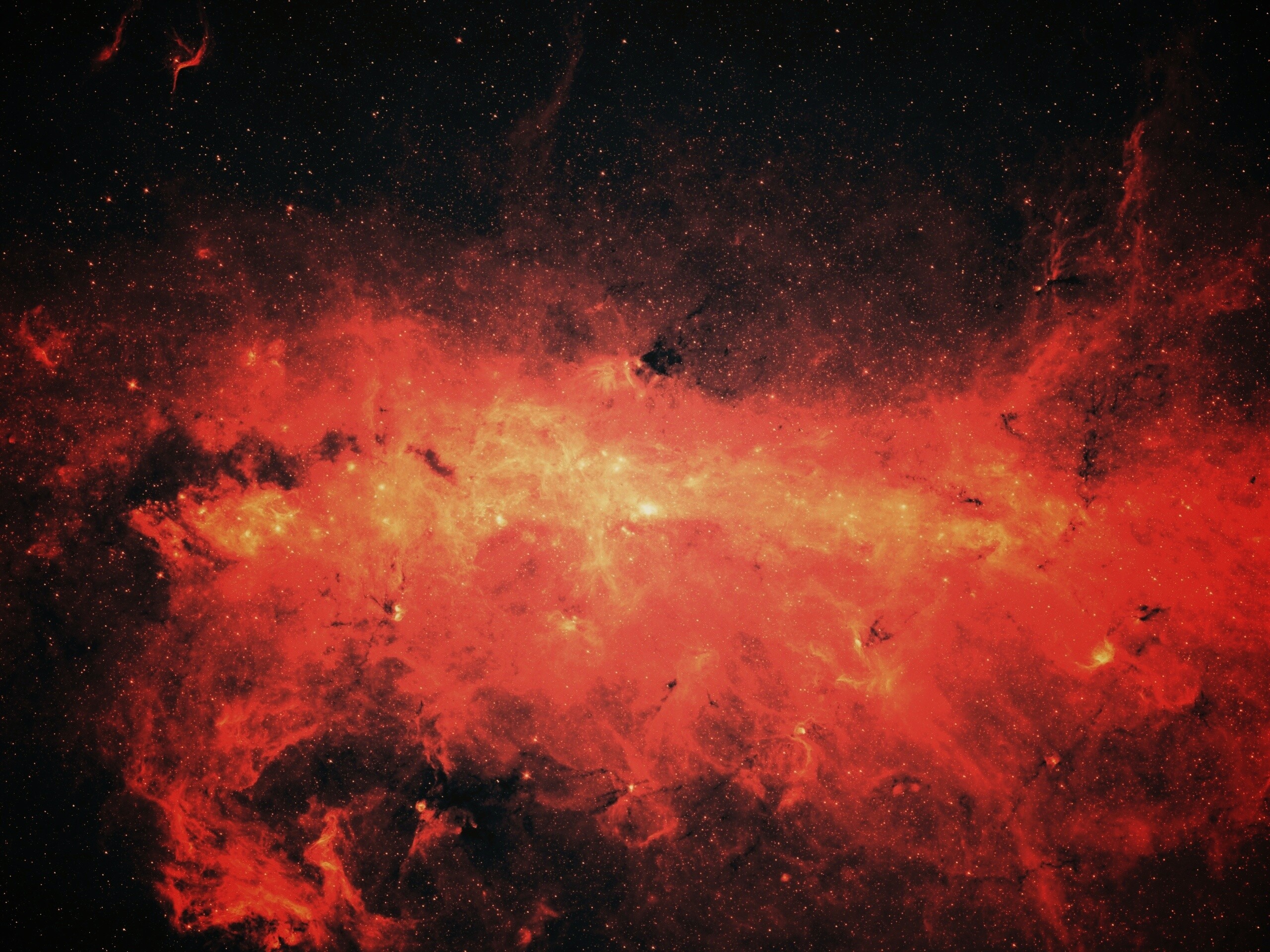 Кроваво-красная бездна обои