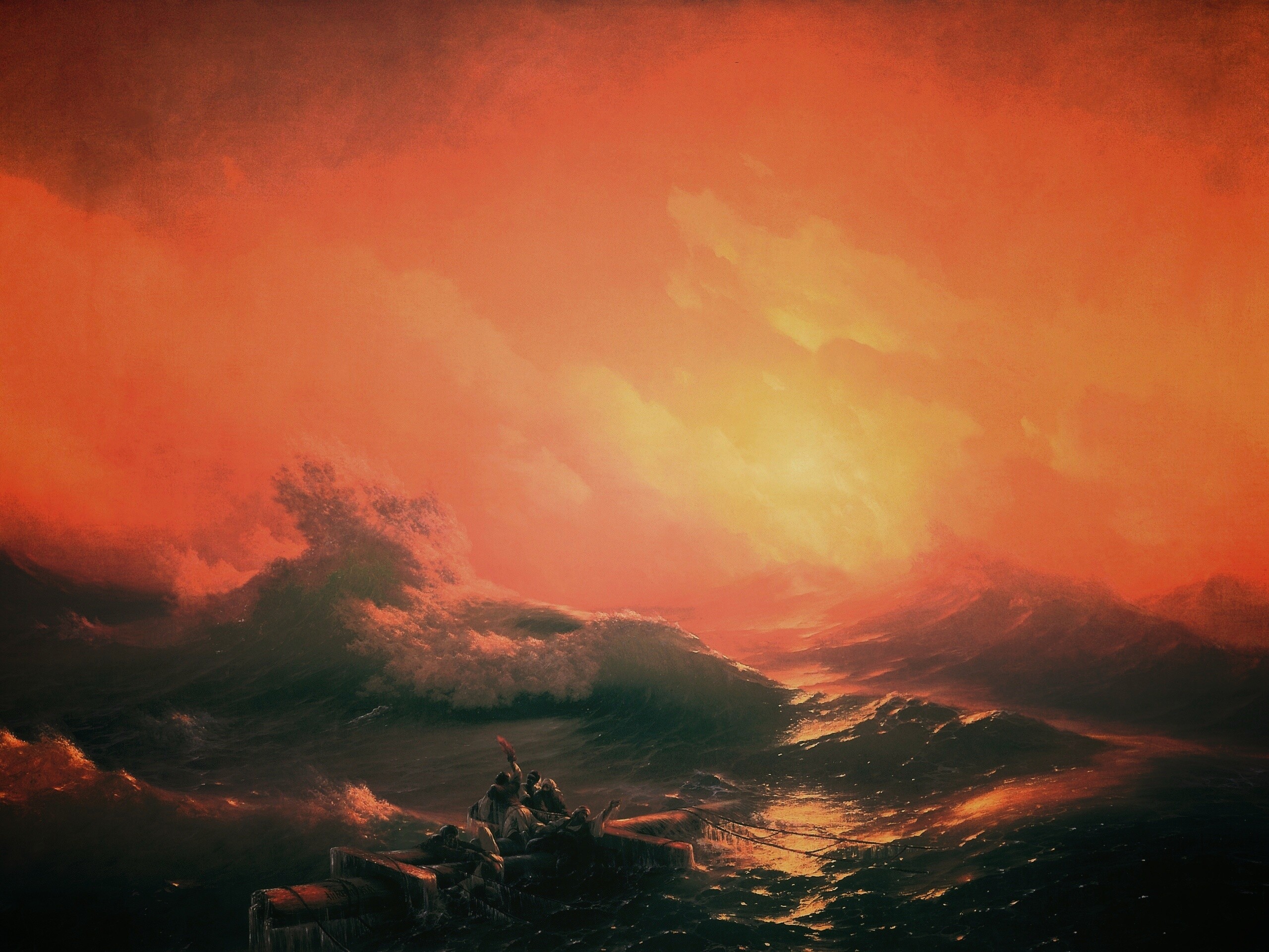 Айвазовский: Девятый вал обои