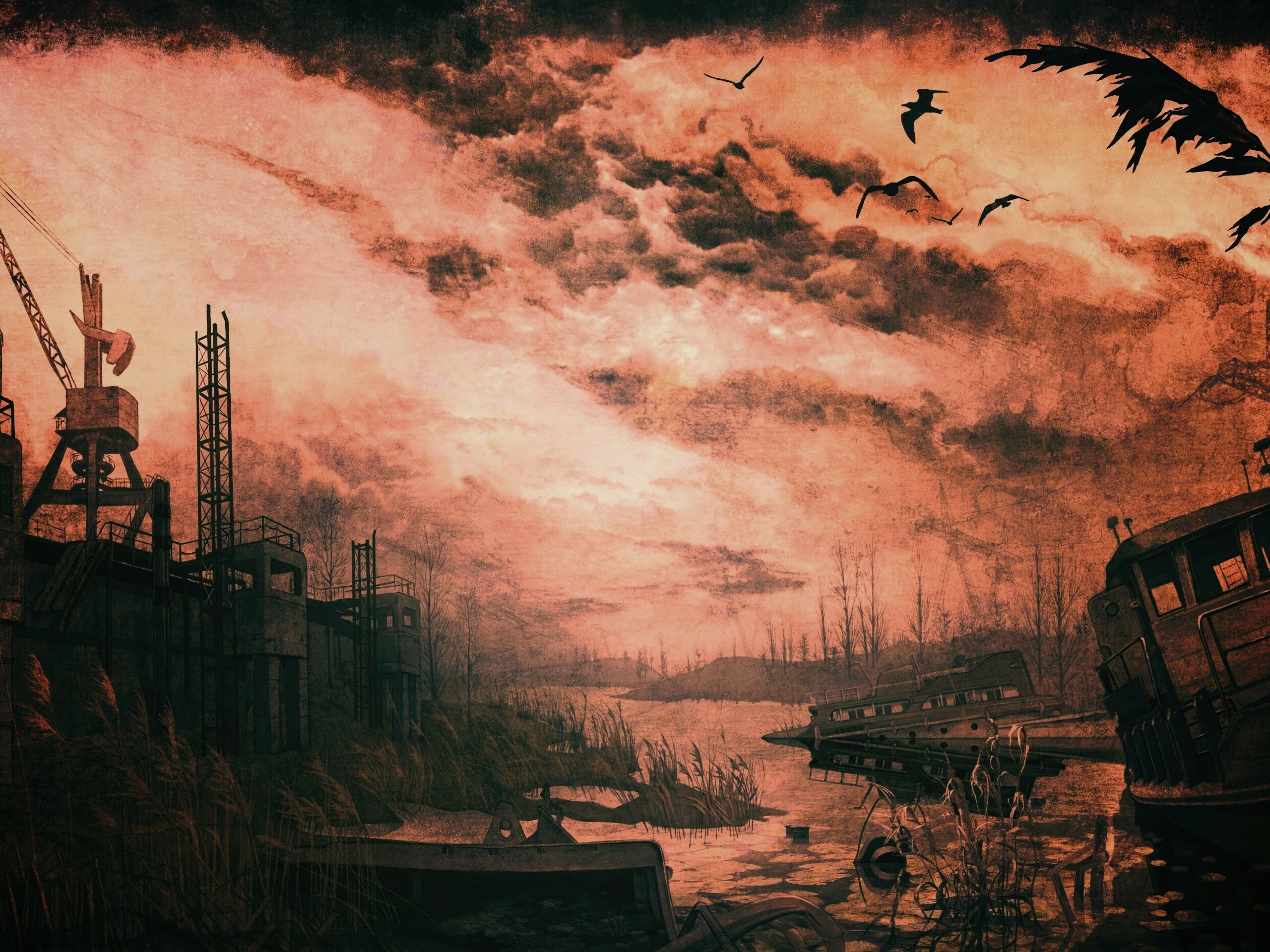 Панорама из Сталкера обои