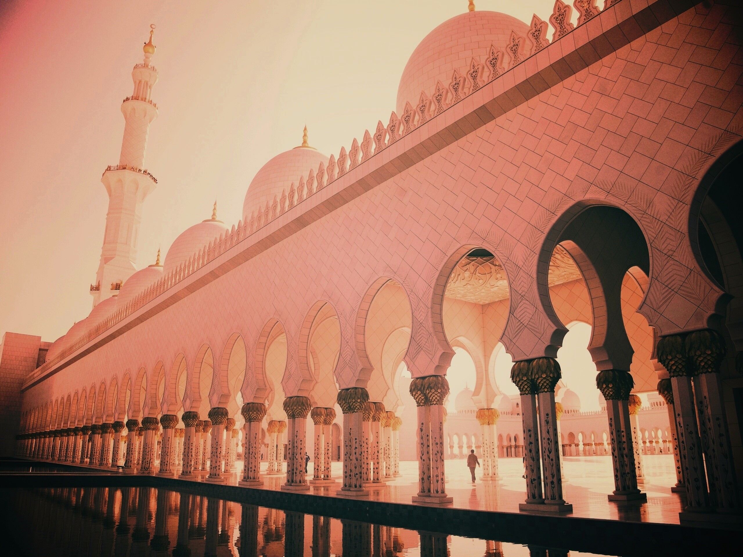 Мечеть шейха в Абу-Даби обои