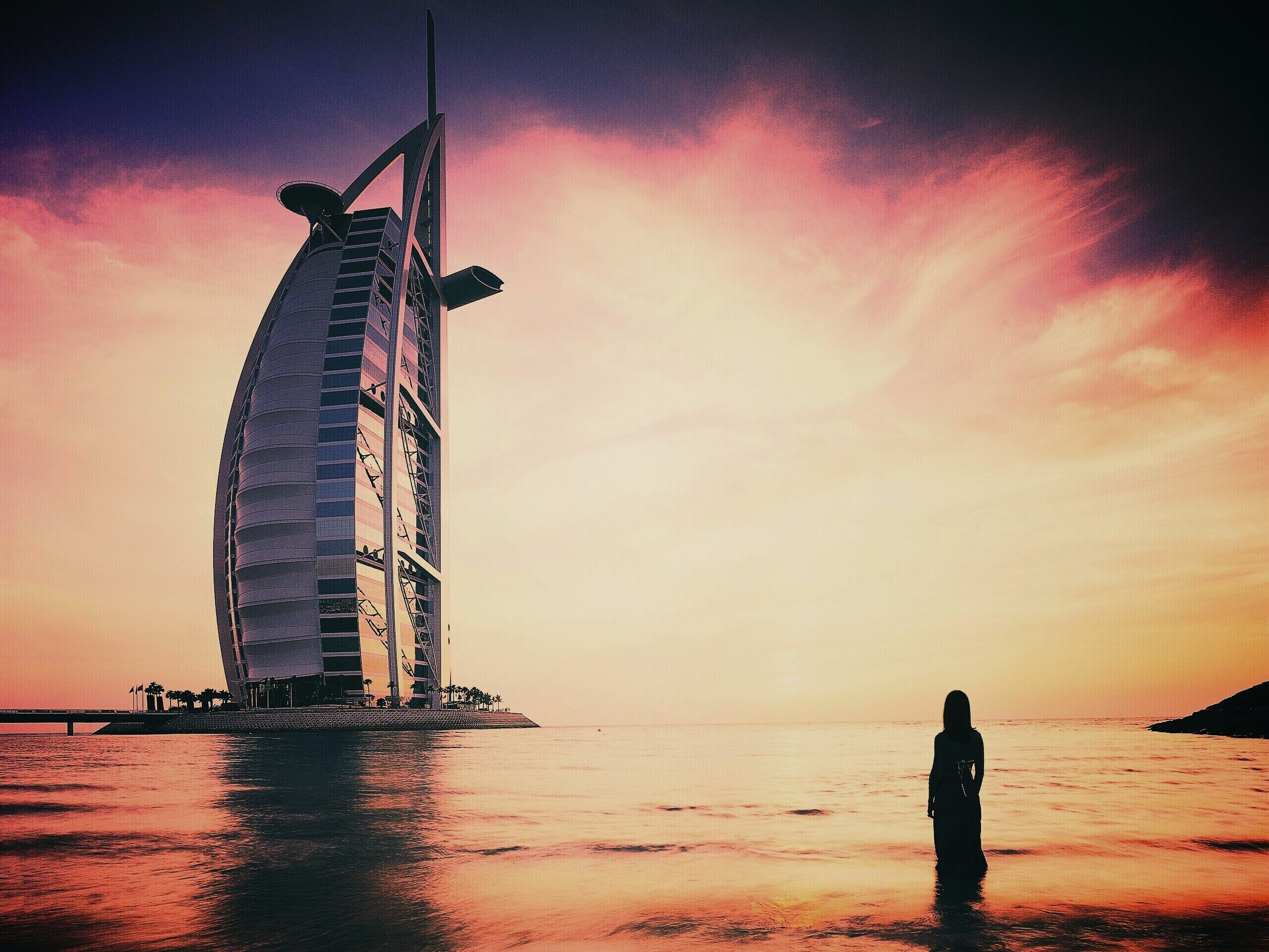 Бурдж Аль Араб в Дубае обои