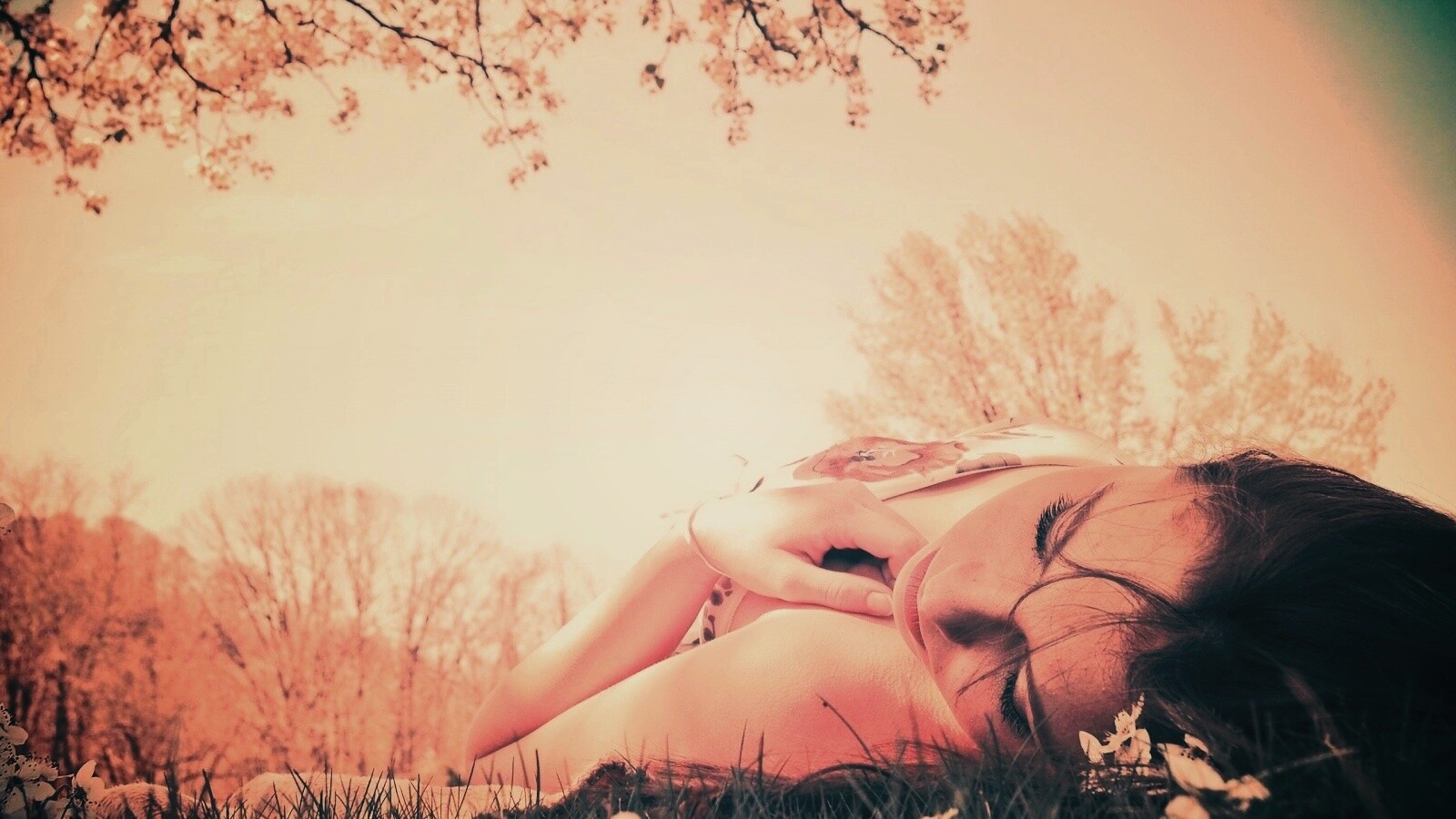 На природе обои